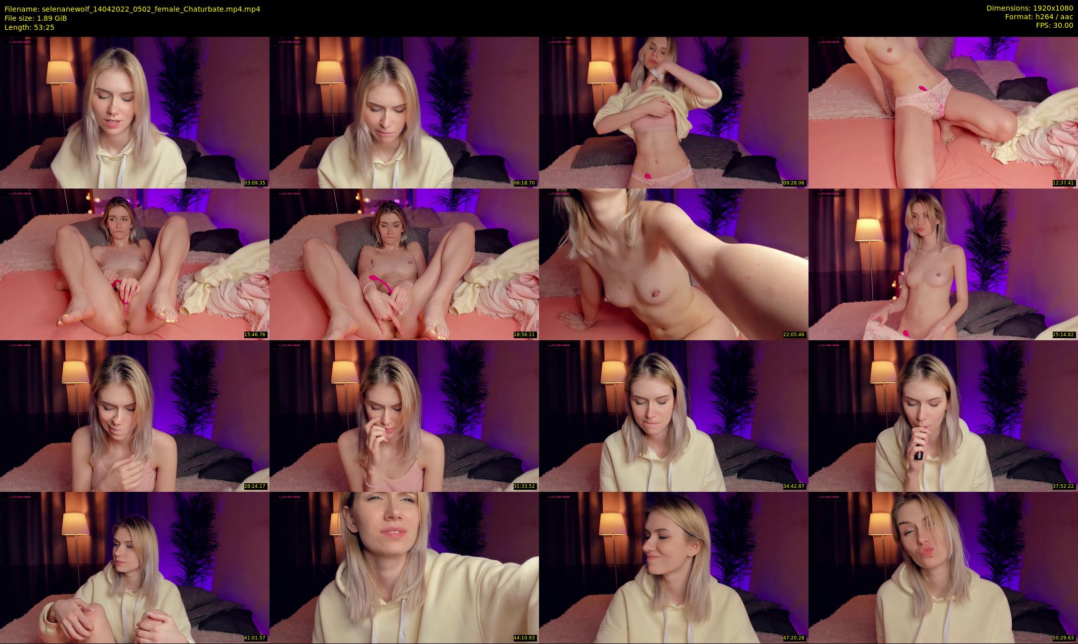 selenanewolf — 54 minute Chaturbate couple cam show recording, 1080p, Apr 14, 2022