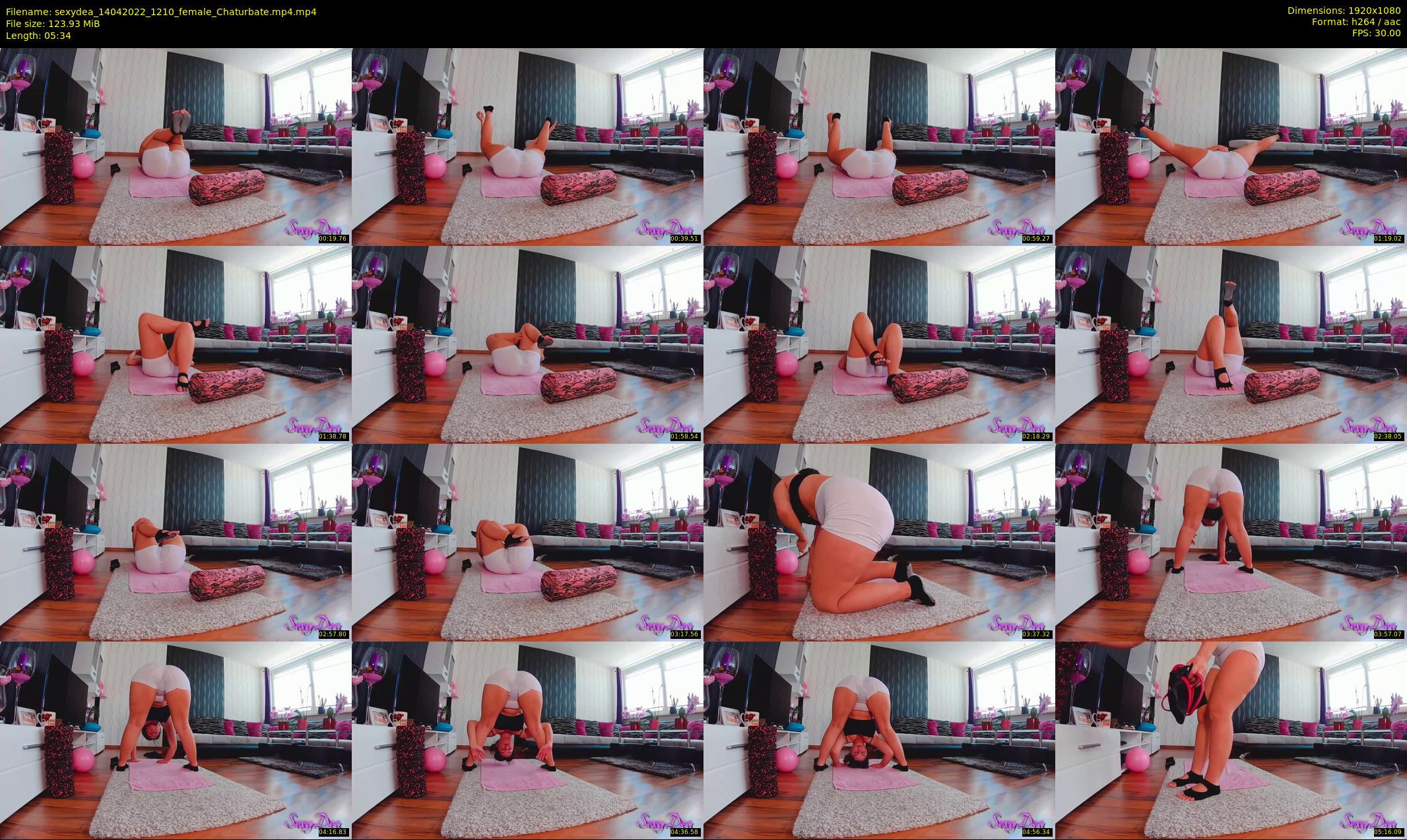 sexydea — 6 minute Chaturbate female cam show recording, 1080p, Apr 14, 2022