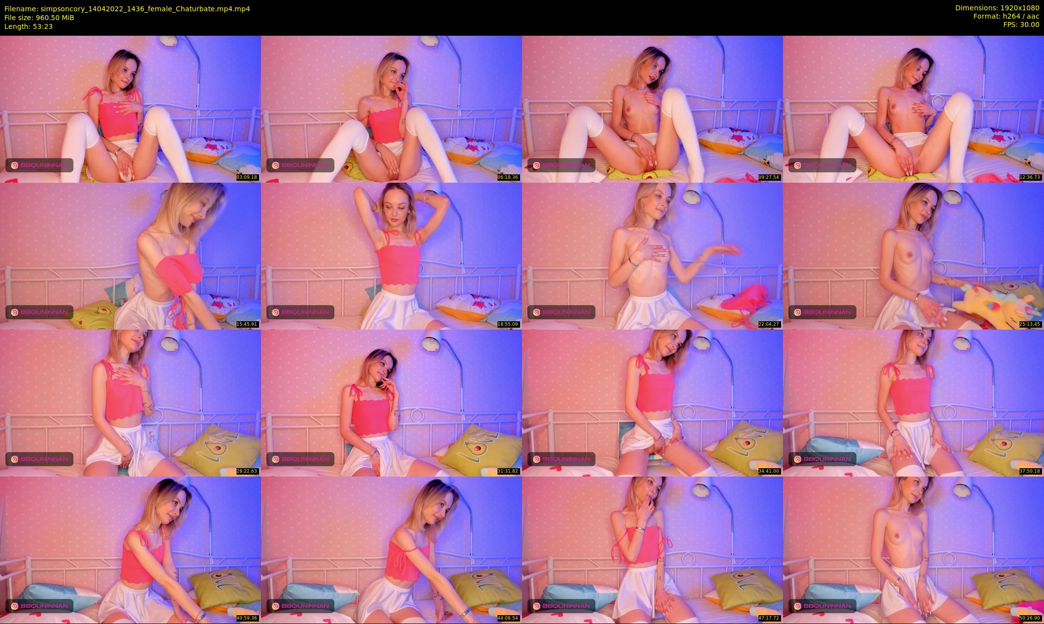 simpsoncory — 54 minute Chaturbate female cam show recording, 1080p, Apr 14, 2022