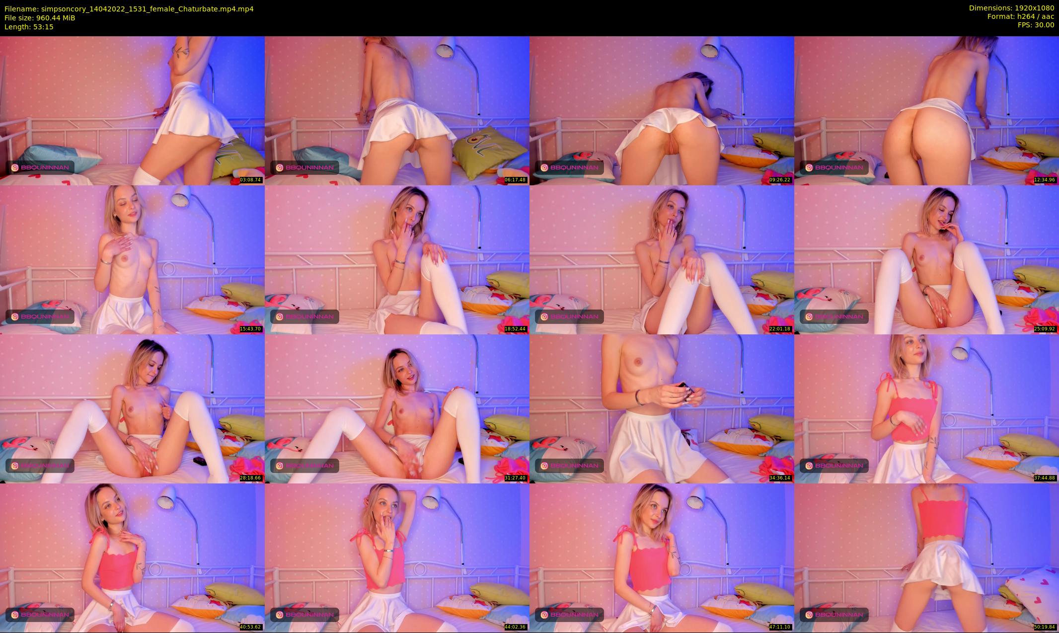 simpsoncory — 54 minute Chaturbate female cam show recording, 1080p, Apr 14, 2022