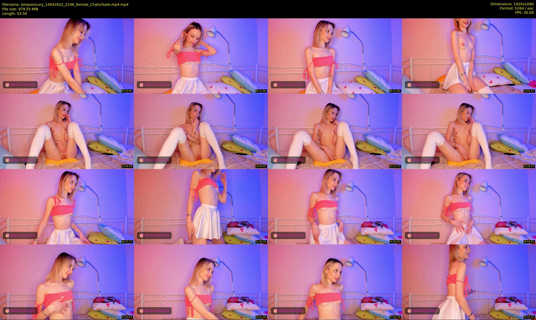 simpsoncory — 54 minute Chaturbate female cam show recording, 1080p, Apr 14, 2022