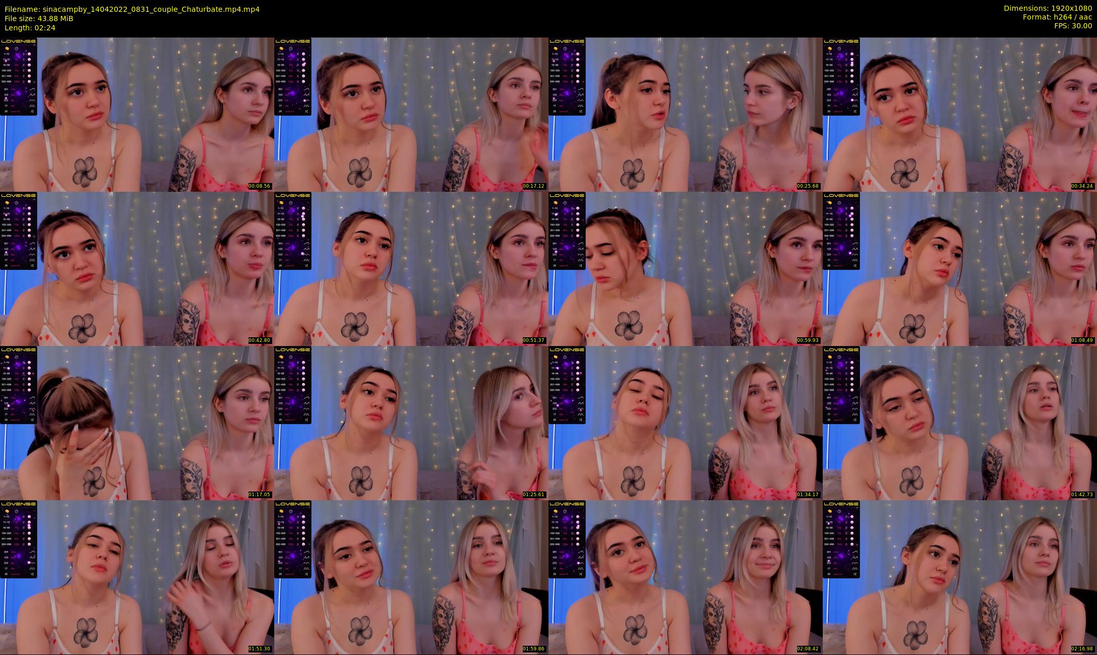 sinacampby — 3 minute Chaturbate couple cam show recording, 1080p, Apr 14, 2022