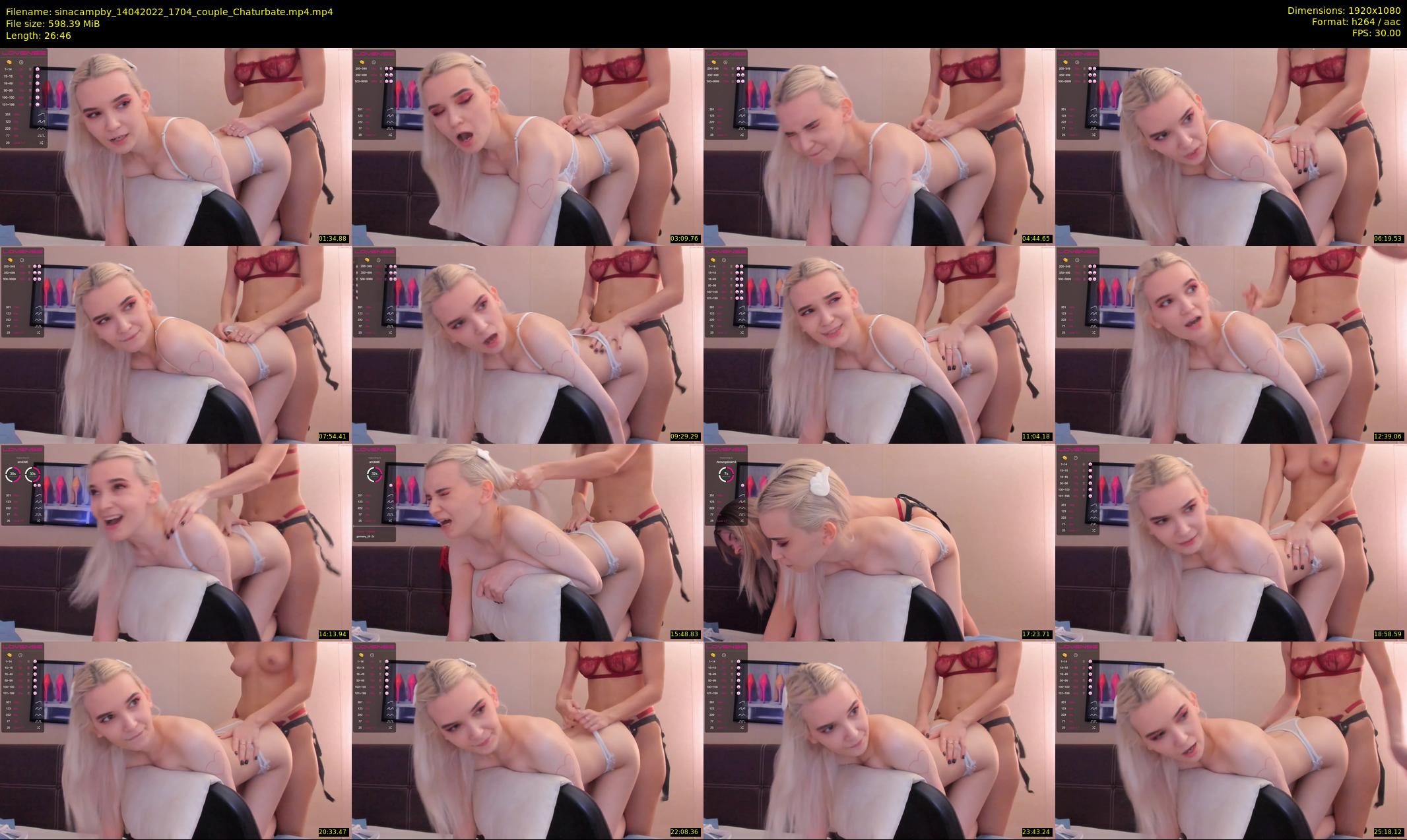 sinacampby — 27 minute Chaturbate couple cam show recording, 1080p, Apr 14, 2022