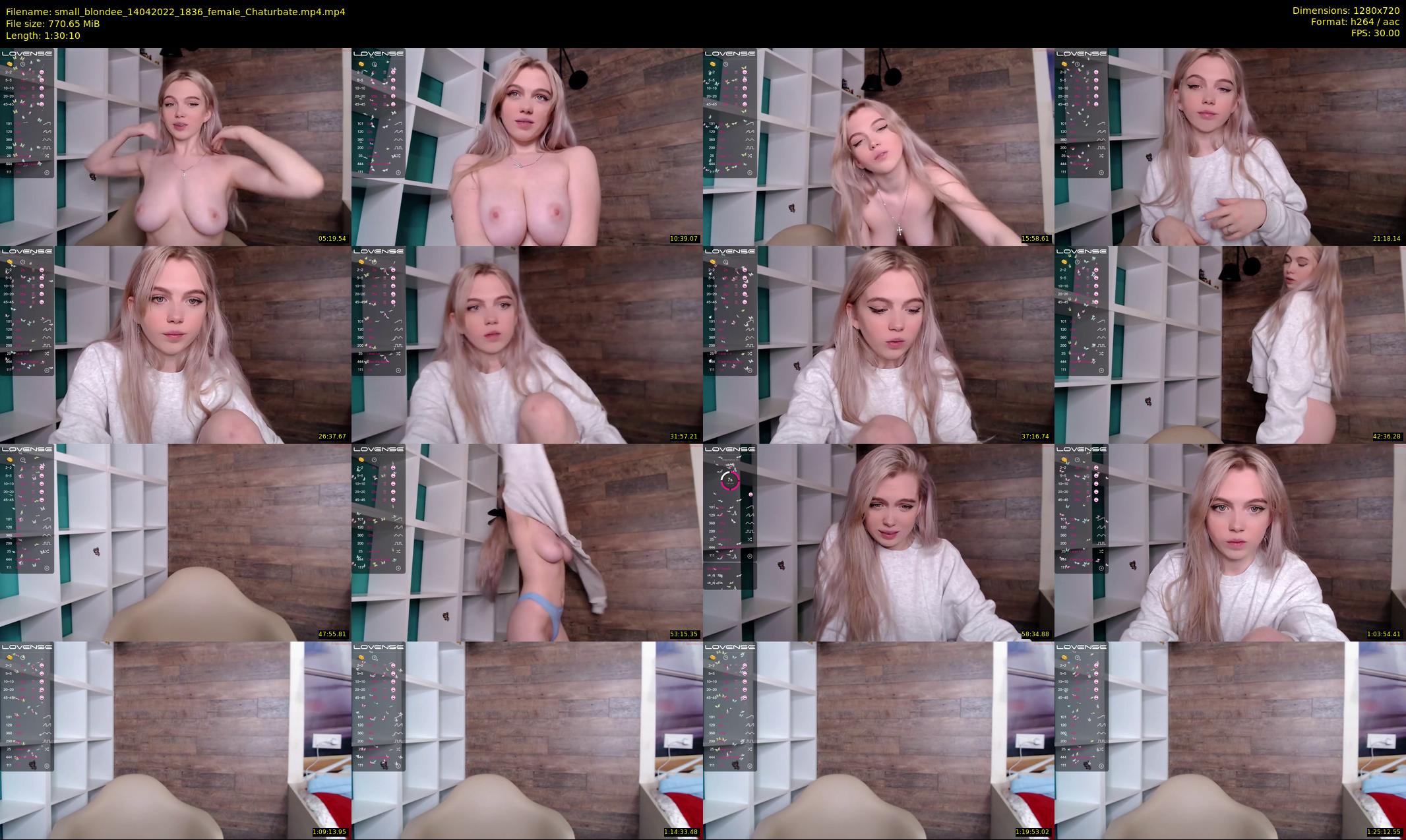 small_blondee — 91 minute Chaturbate female cam show recording, 720p, Apr 14, 2022