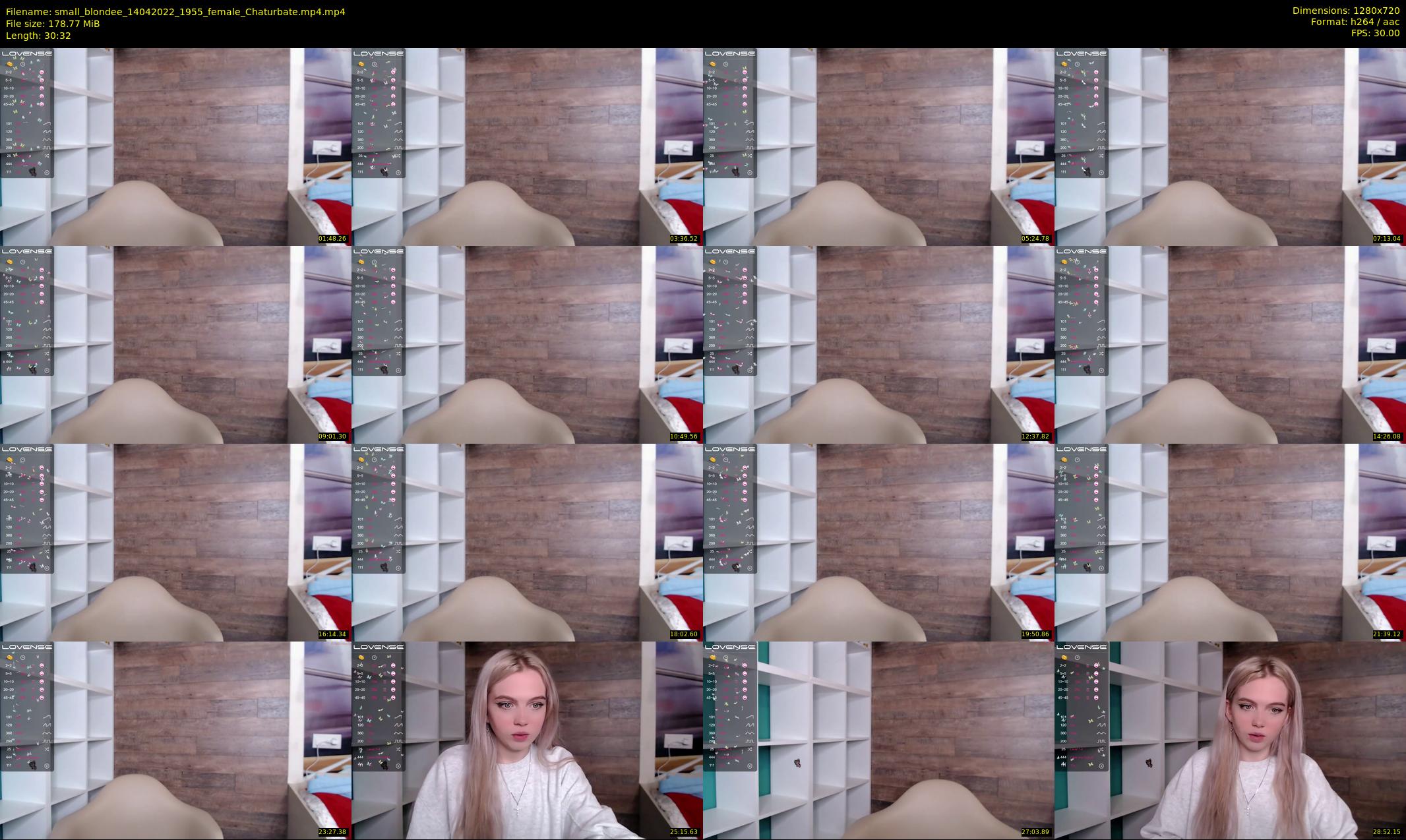 small_blondee — 31 minute Chaturbate female cam show recording, 720p, Apr 14, 2022