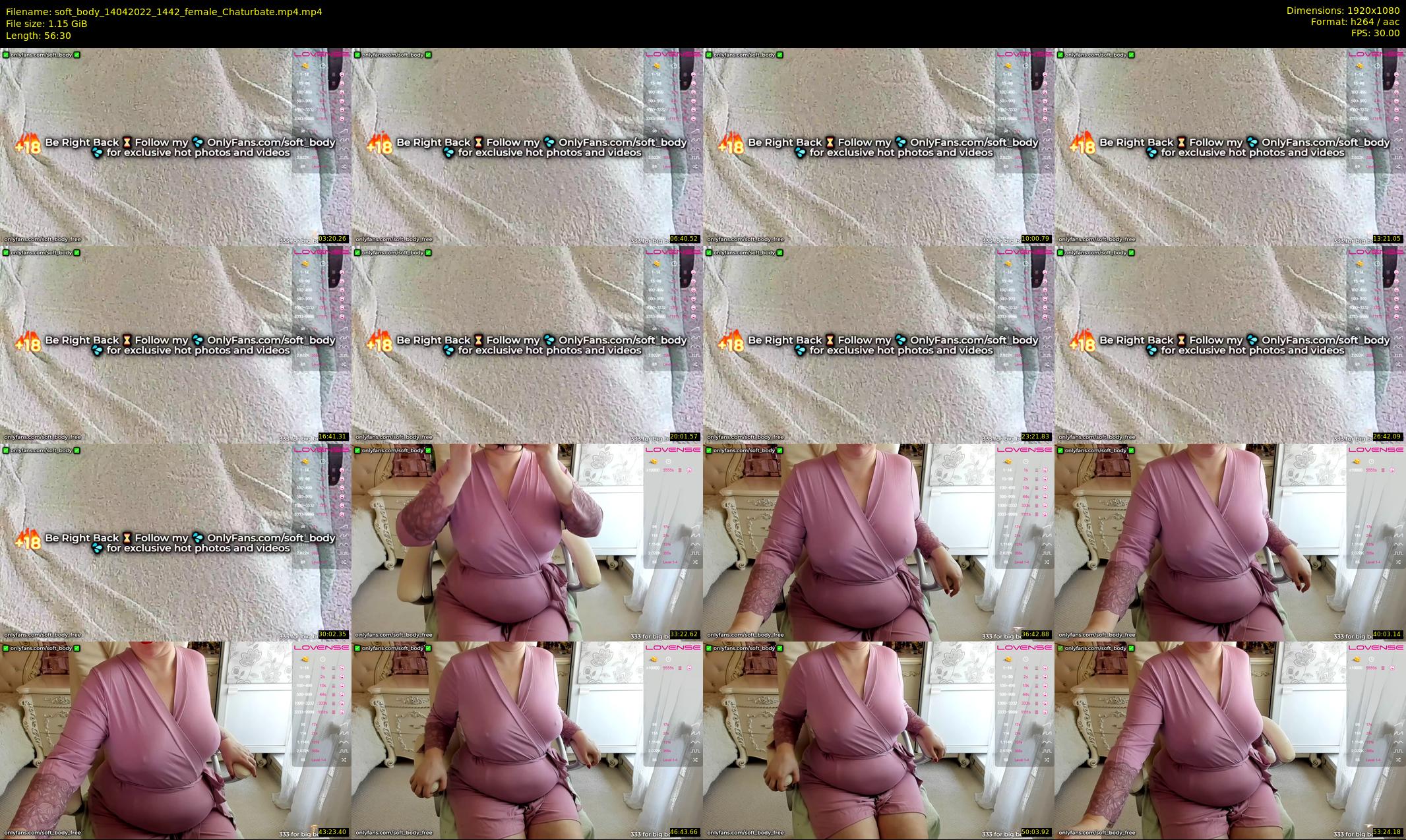 soft_body — 57 minute Chaturbate female cam show recording, 1080p, Apr 14, 2022