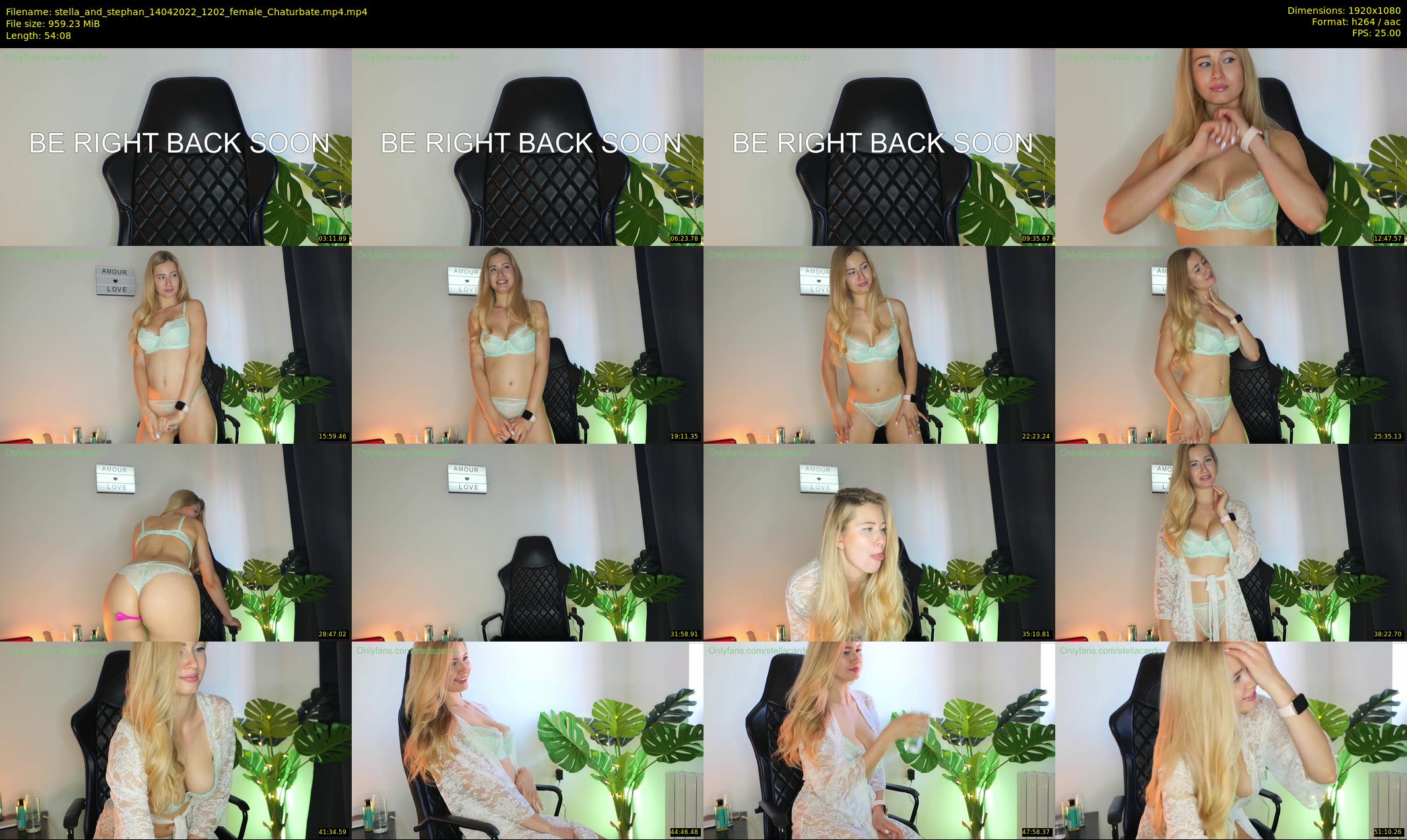 stella_and_stephan — 55 minute Chaturbate couple cam show recording, 1080p, Apr 14, 2022