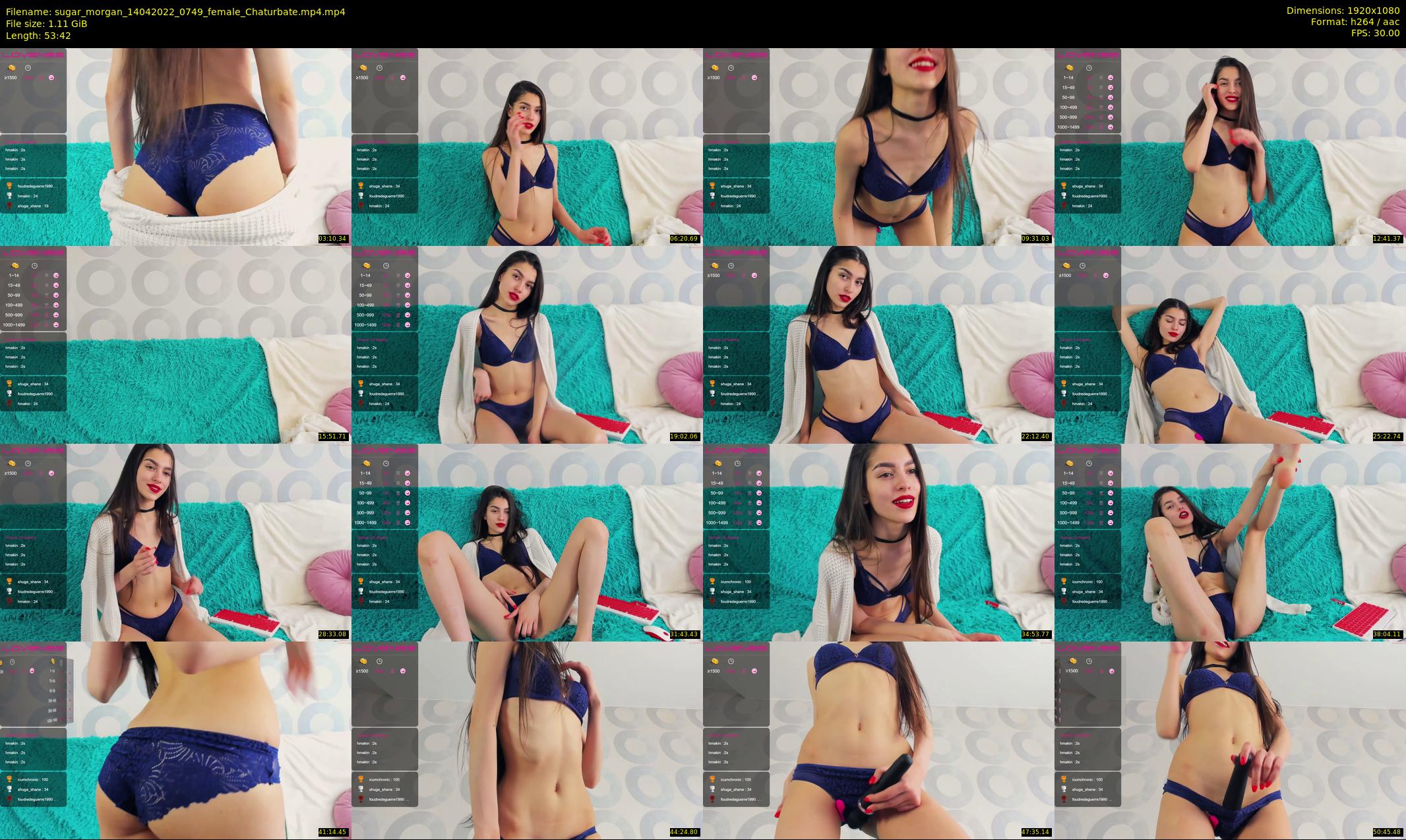 sugar_morgan — 54 minute Chaturbate female cam show recording, 1080p, Apr 14, 2022