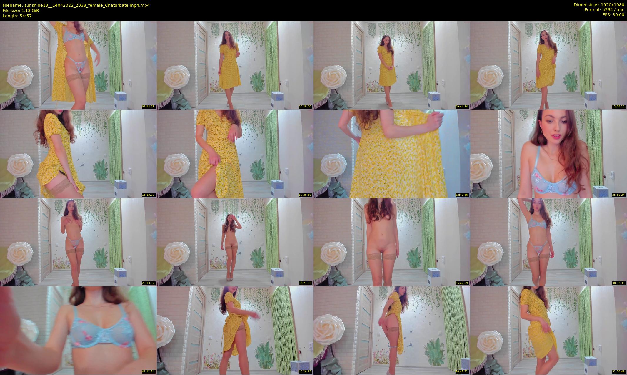 sunshine13_ — 55 minute Chaturbate female cam show recording, 1080p, Apr 14, 2022