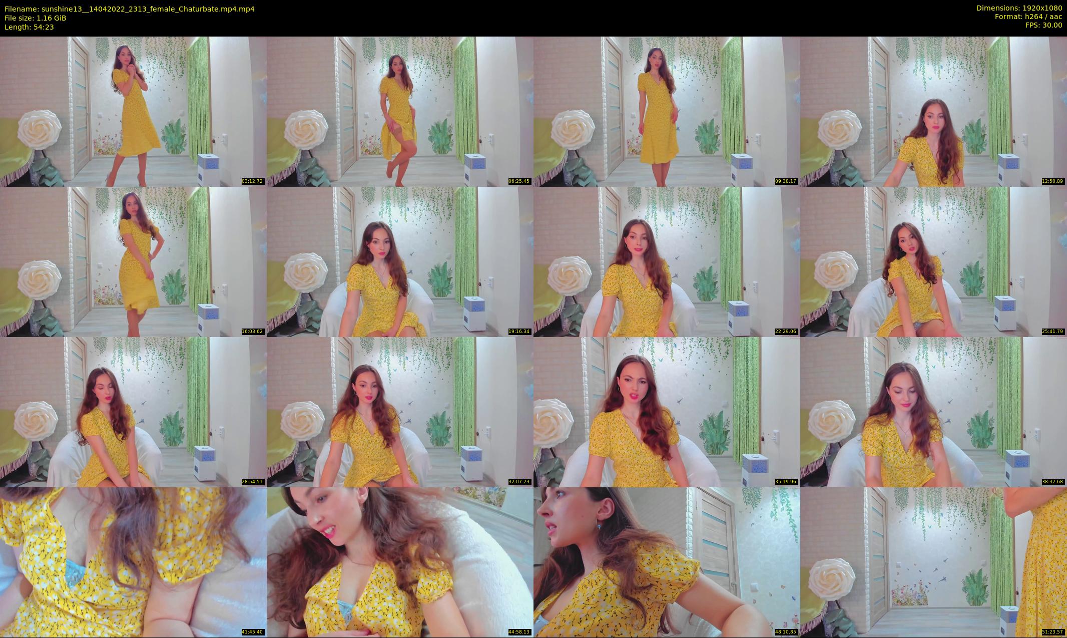 sunshine13_ — 55 minute Chaturbate female cam show recording, 1080p, Apr 14, 2022