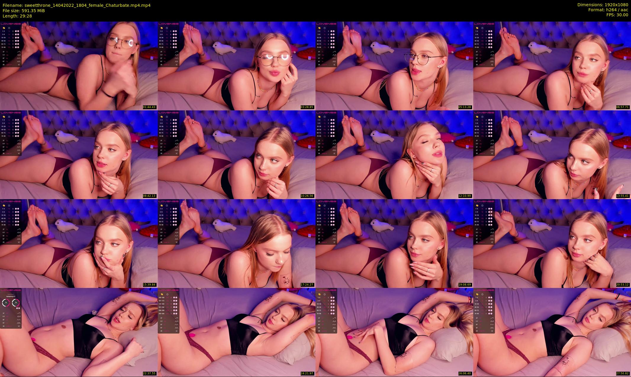 sweetthrone — 30 minute Chaturbate couple cam show recording, 1080p, Apr 14, 2022