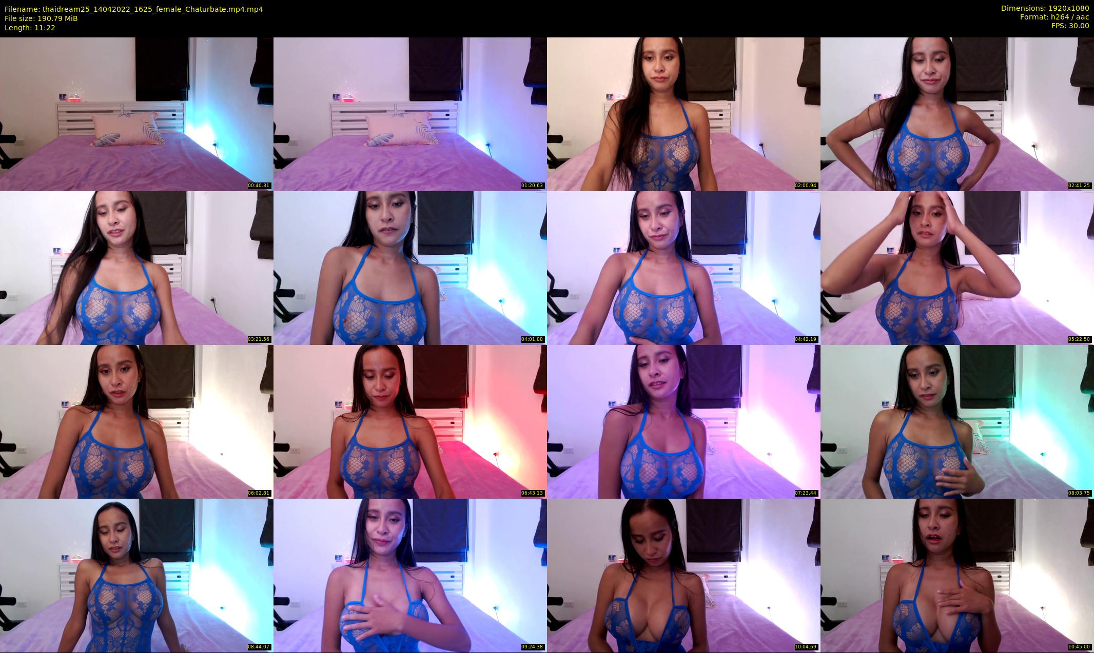 thaidream25 — 12 minute Chaturbate female cam show recording, 1080p, Apr 14, 2022