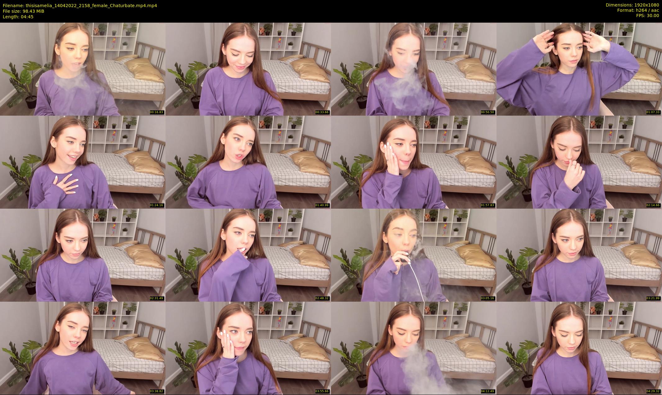 thisisamelia — 5 minute Chaturbate female cam show recording, 1080p, Apr 14, 2022