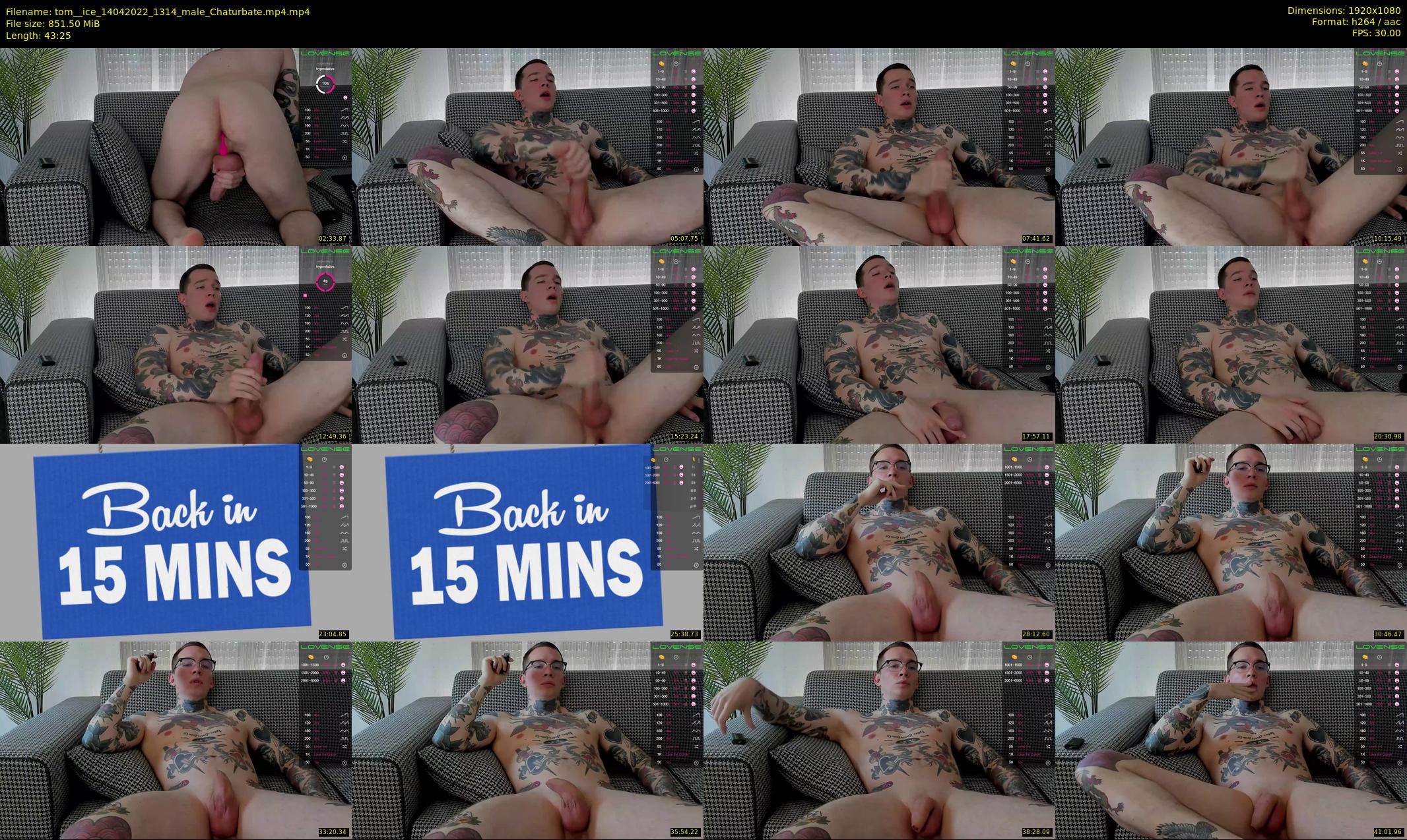 tom__ice — 44 minute Chaturbate male cam show recording, 1080p, Apr 14, 2022