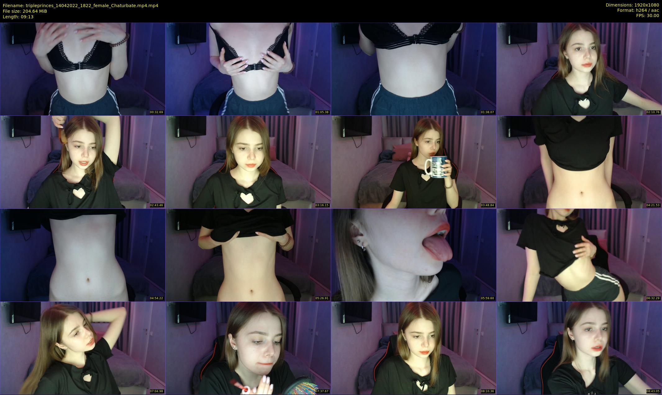tripleprinces — 10 minute Chaturbate female cam show recording, 1080p, Apr 14, 2022