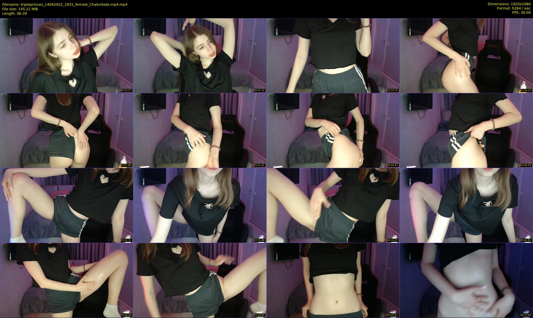 tripleprinces — 7 minute Chaturbate female cam show recording, 1080p, Apr 14, 2022