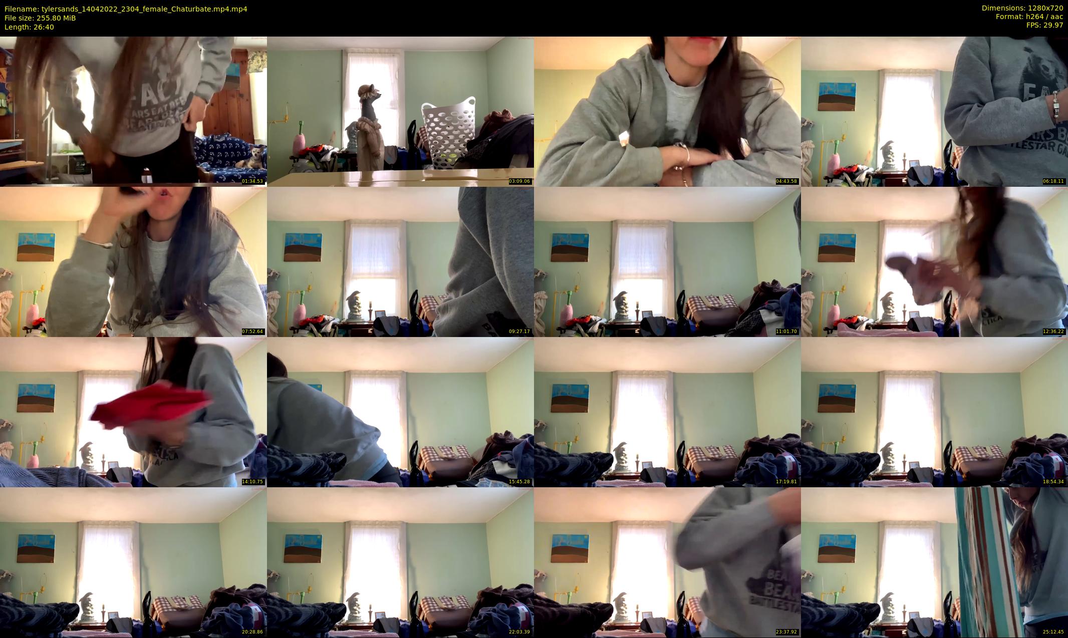 tylersands — 27 minute Chaturbate female cam show recording, 720p, Apr 14, 2022