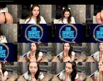 vrchan — 57 minute Chaturbate couple cam show recording, 1080p, Apr 15, 2022