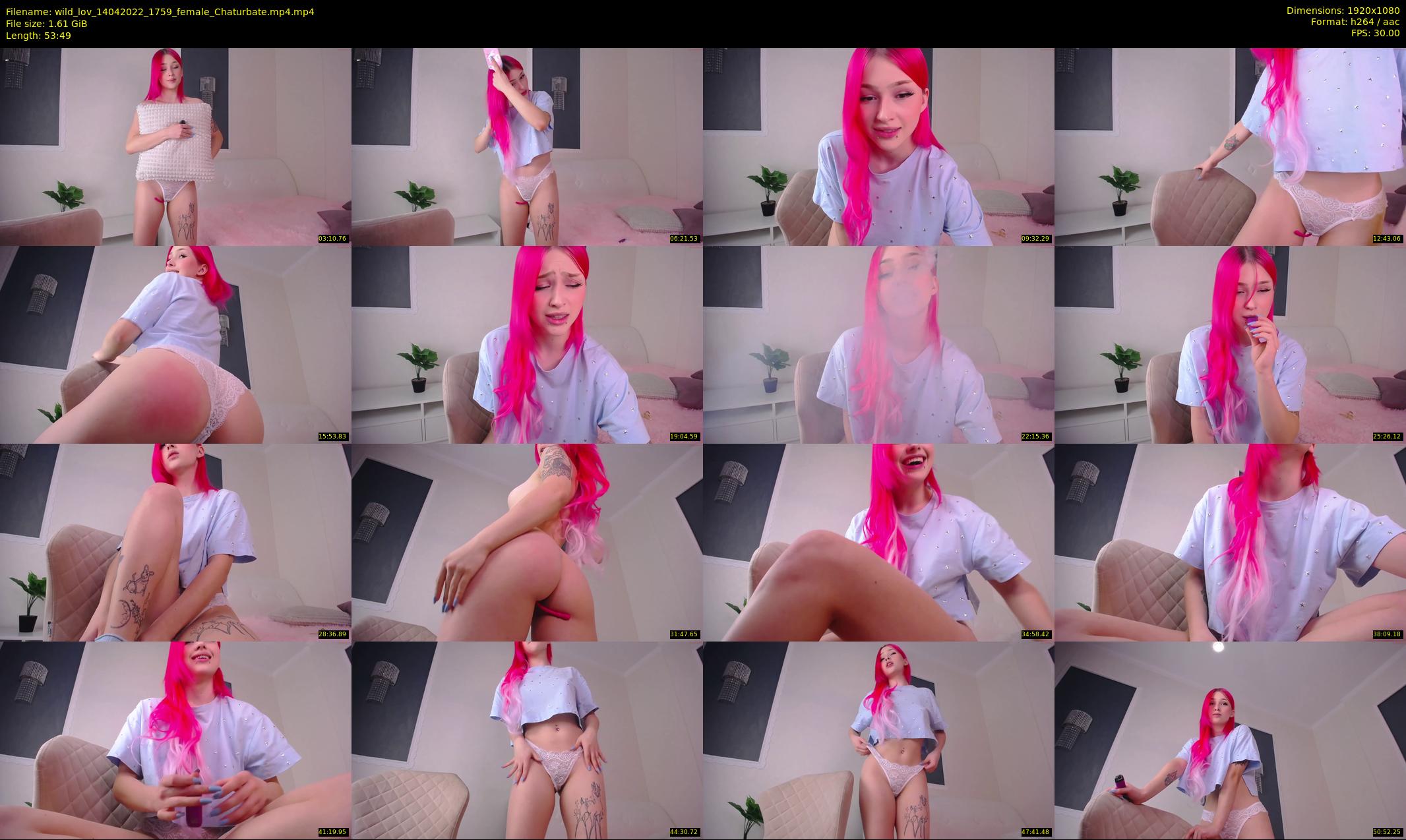 wild_lov — 54 minute Chaturbate female cam show recording, 1080p, Apr 14, 2022