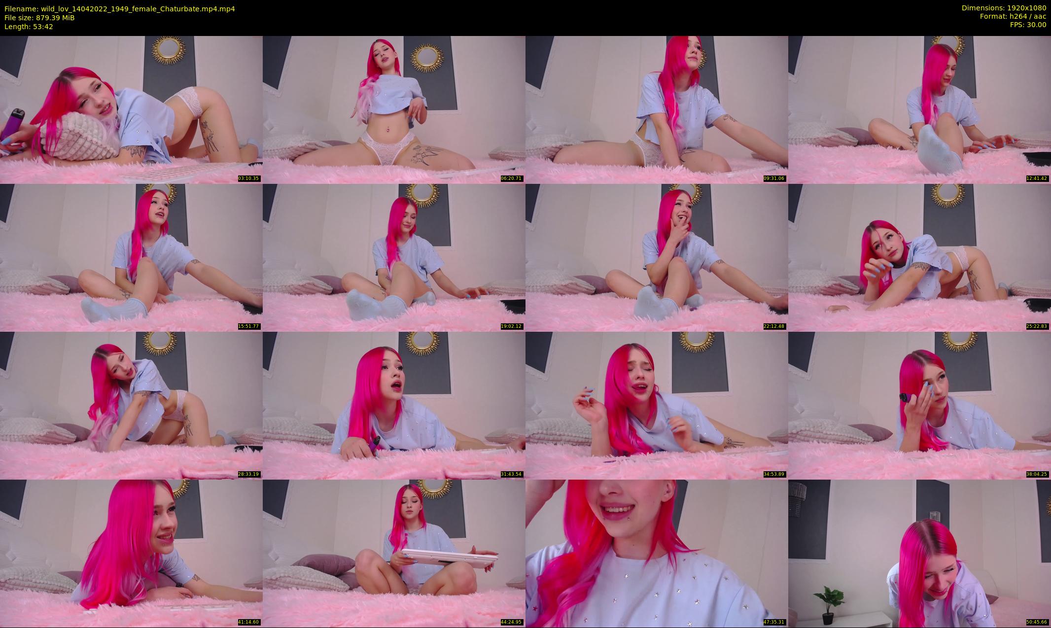 wild_lov — 54 minute Chaturbate female cam show recording, 1080p, Apr 14, 2022