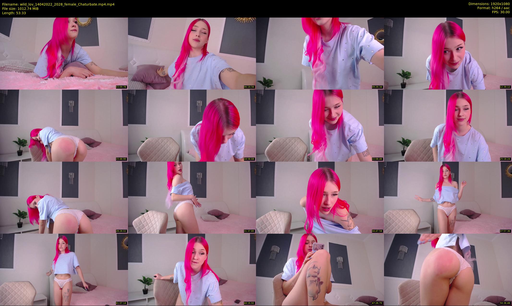 wild_lov — 54 minute Chaturbate female cam show recording, 1080p, Apr 14, 2022