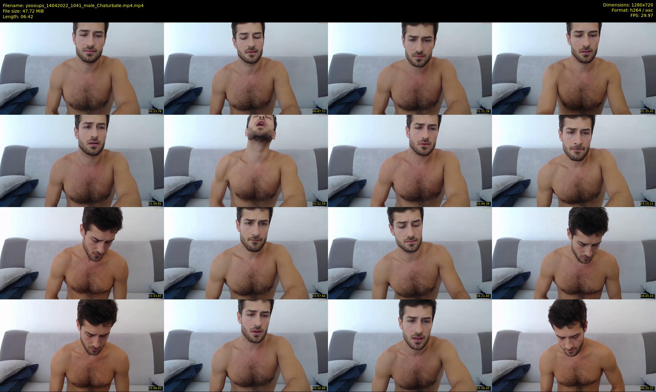 yoooups — 7 minute Chaturbate male cam show recording, 720p, Apr 14, 2022