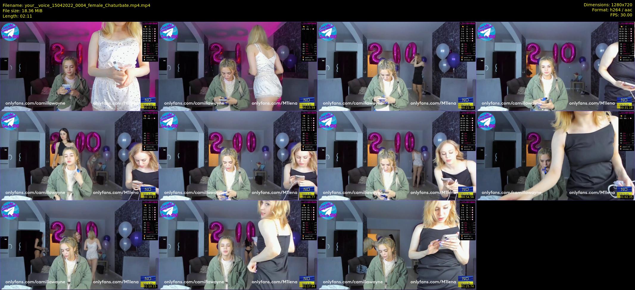 your__voice — 3 minute Chaturbate female cam show recording, 720p, Apr 15, 2022