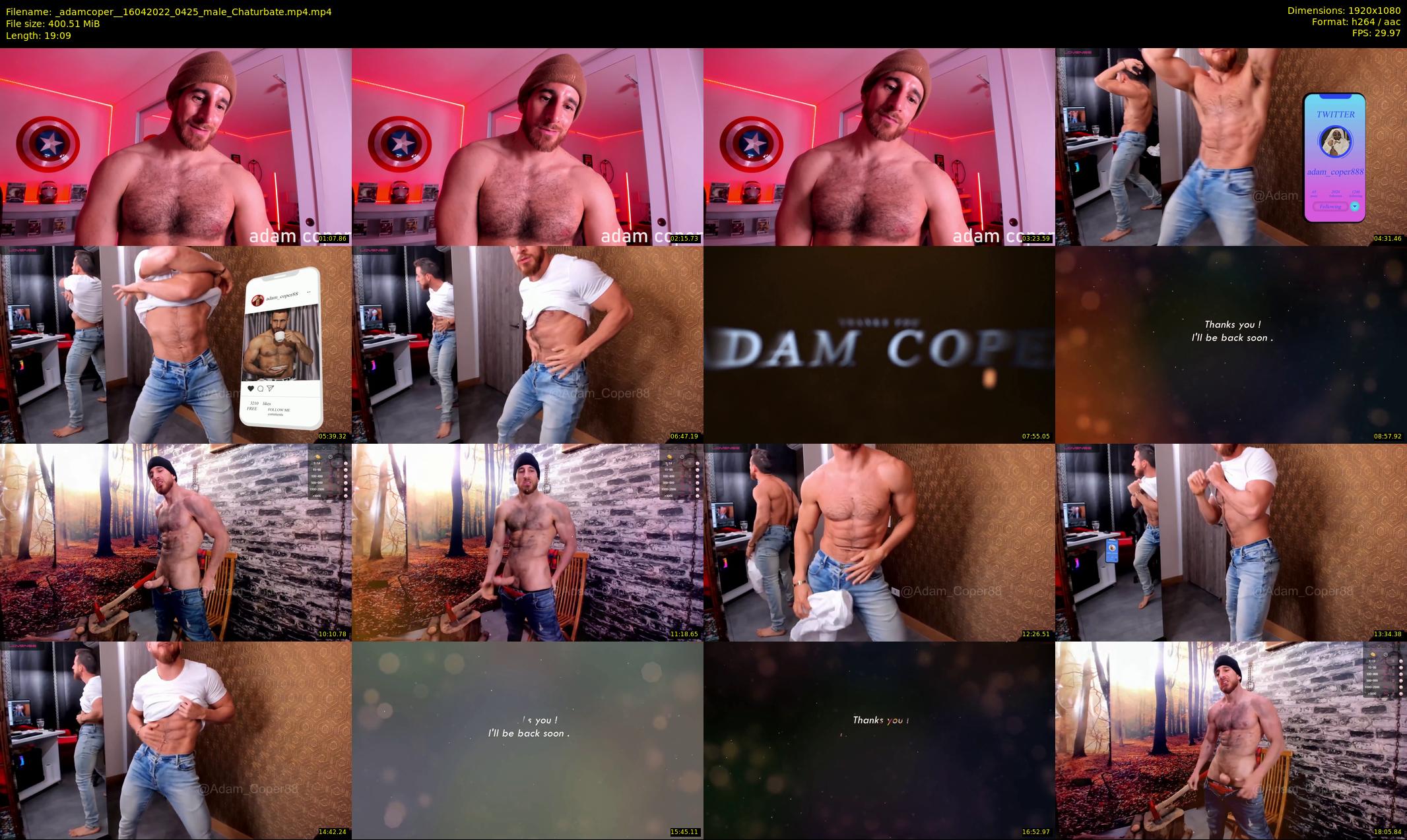 _adamcoper_ — 20 minute Chaturbate male cam show recording, 1080p, Apr 16, 2022