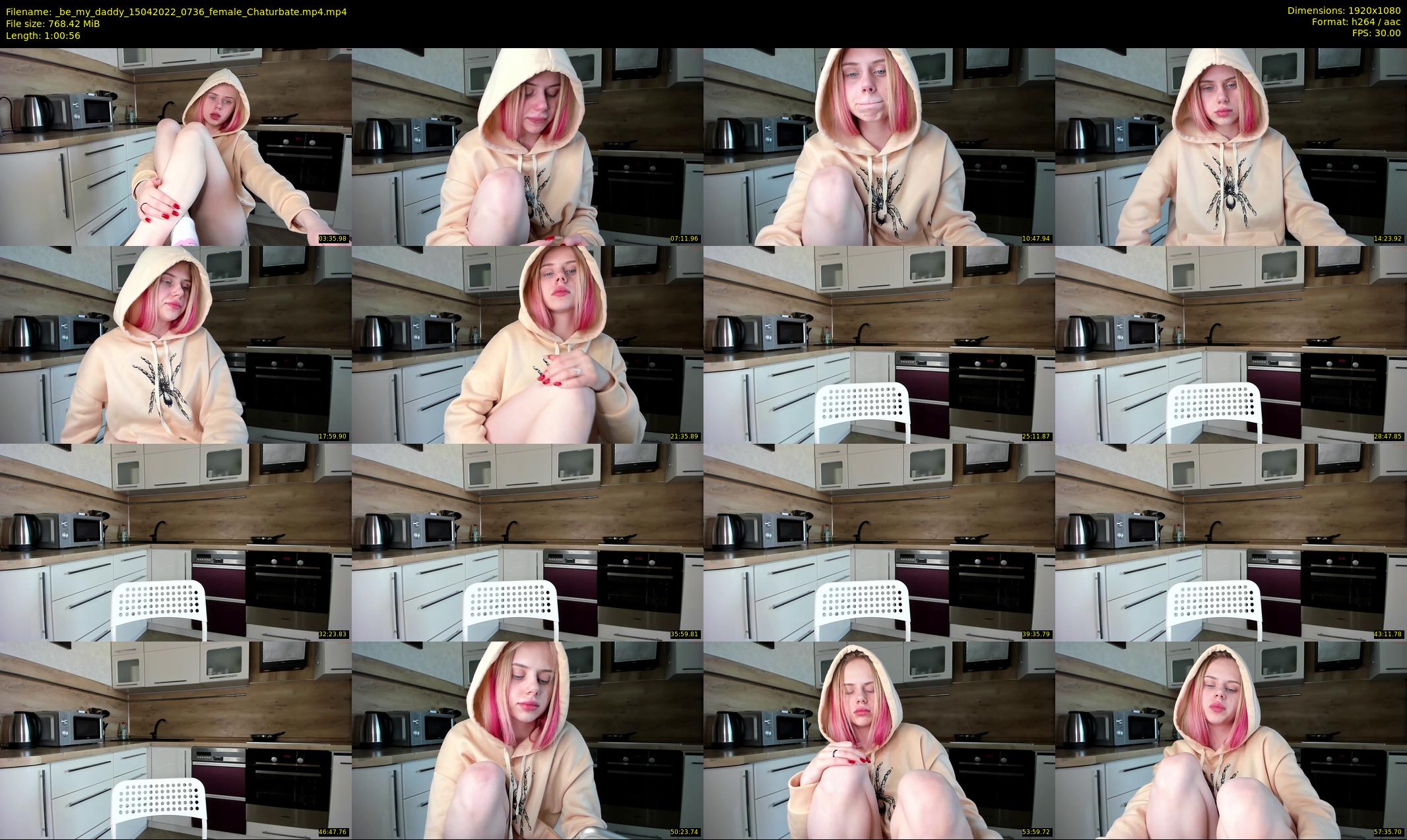 _be_my_daddy — 61 minute Chaturbate female cam show recording, 1080p, Apr 15, 2022