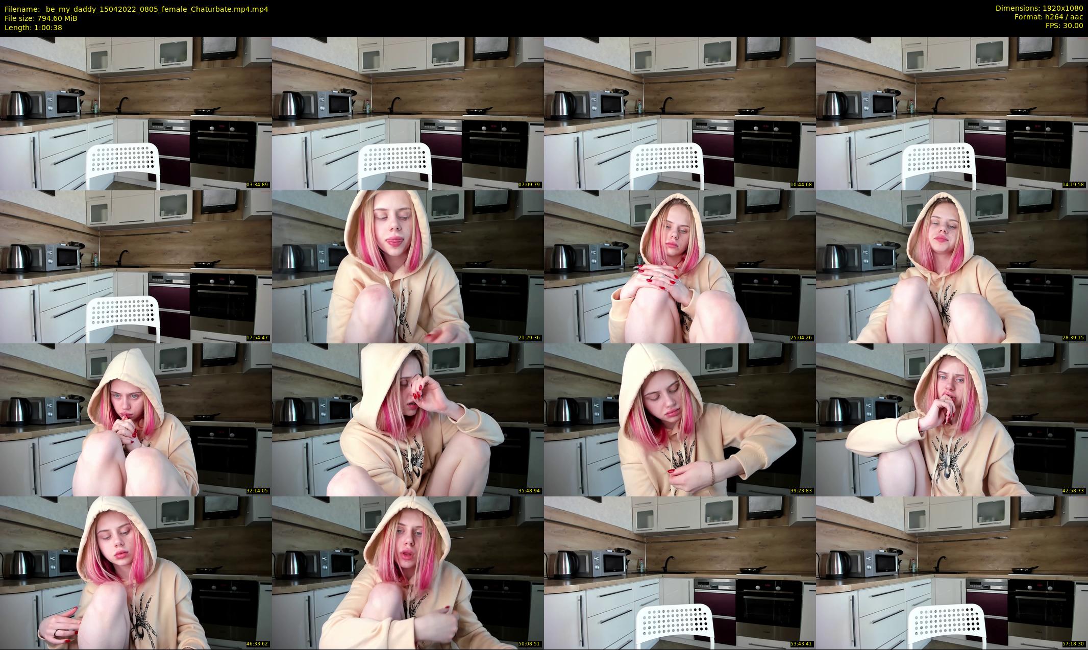 _be_my_daddy — 61 minute Chaturbate female cam show recording, 1080p, Apr 15, 2022