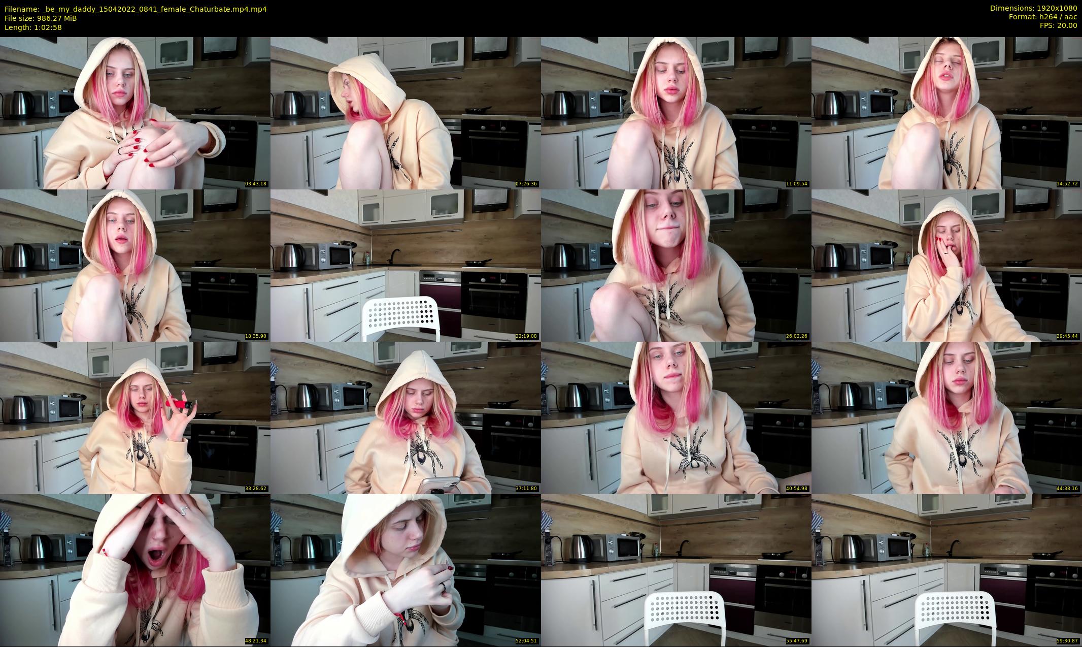 _be_my_daddy — 63 minute Chaturbate female cam show recording, 1080p, Apr 15, 2022