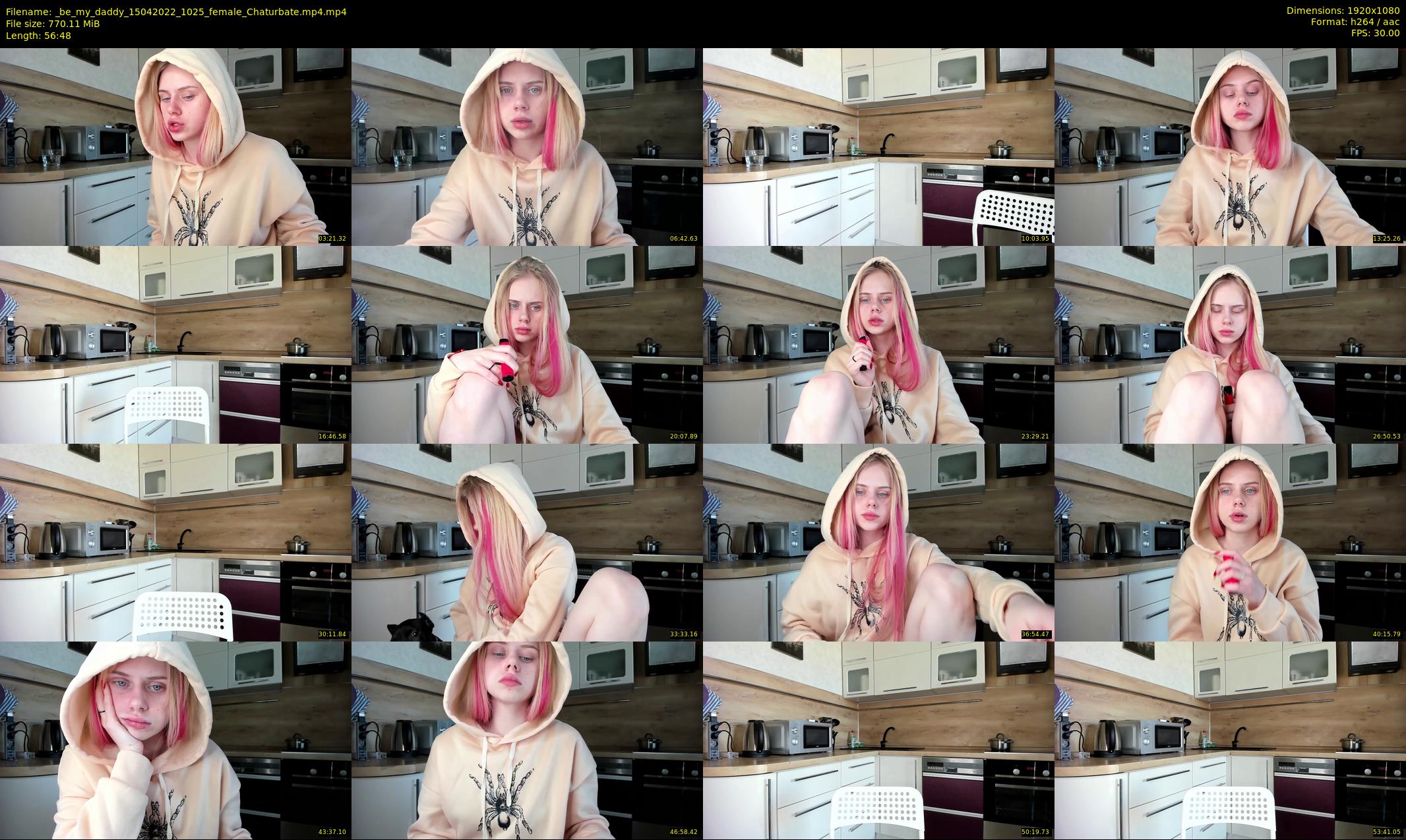 _be_my_daddy — 57 minute Chaturbate female cam show recording, 1080p, Apr 15, 2022