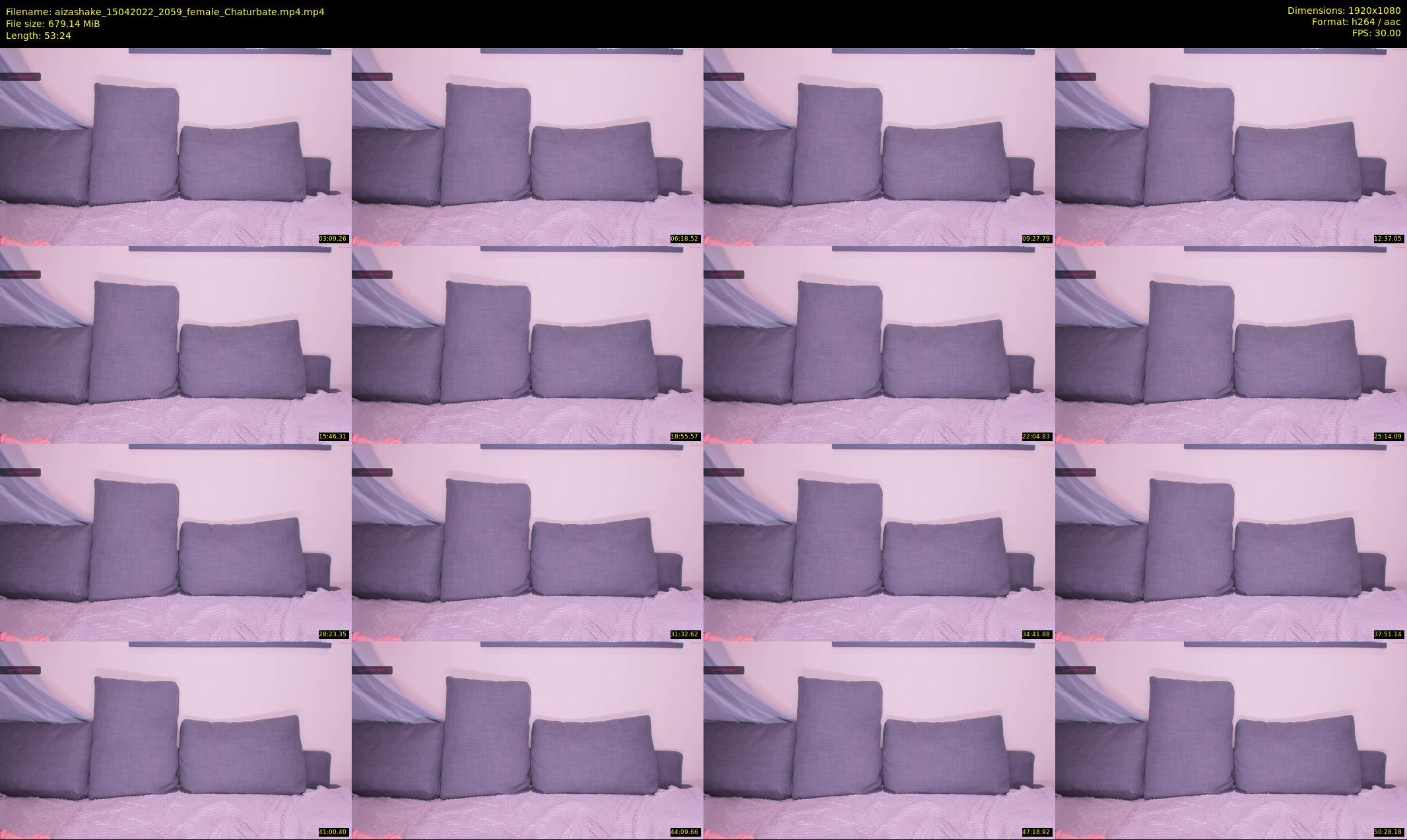 aizashake — 54 minute Chaturbate female cam show recording, 1080p, Apr 15, 2022
