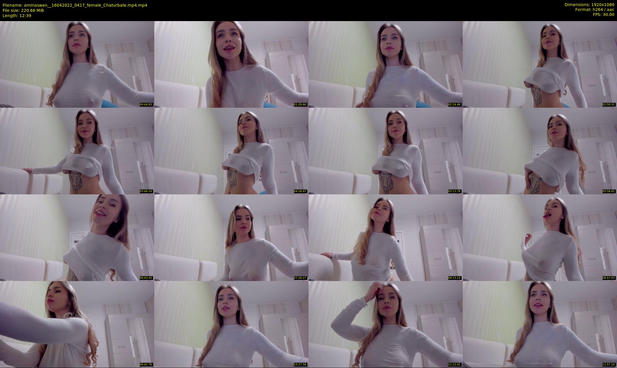 aminaswan_ — 13 minute Chaturbate female cam show recording, 1080p, Apr 16, 2022