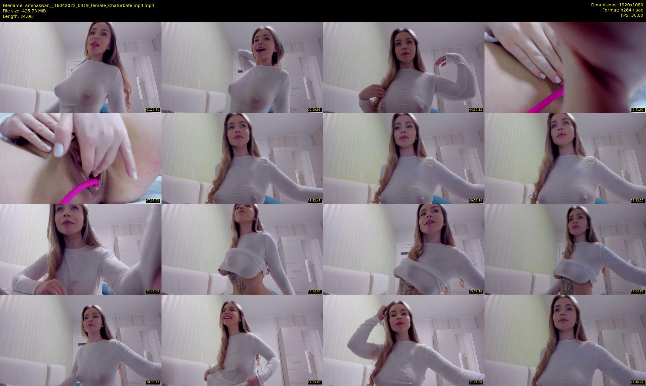 aminaswan_ — 25 minute Chaturbate female cam show recording, 1080p, Apr 16, 2022