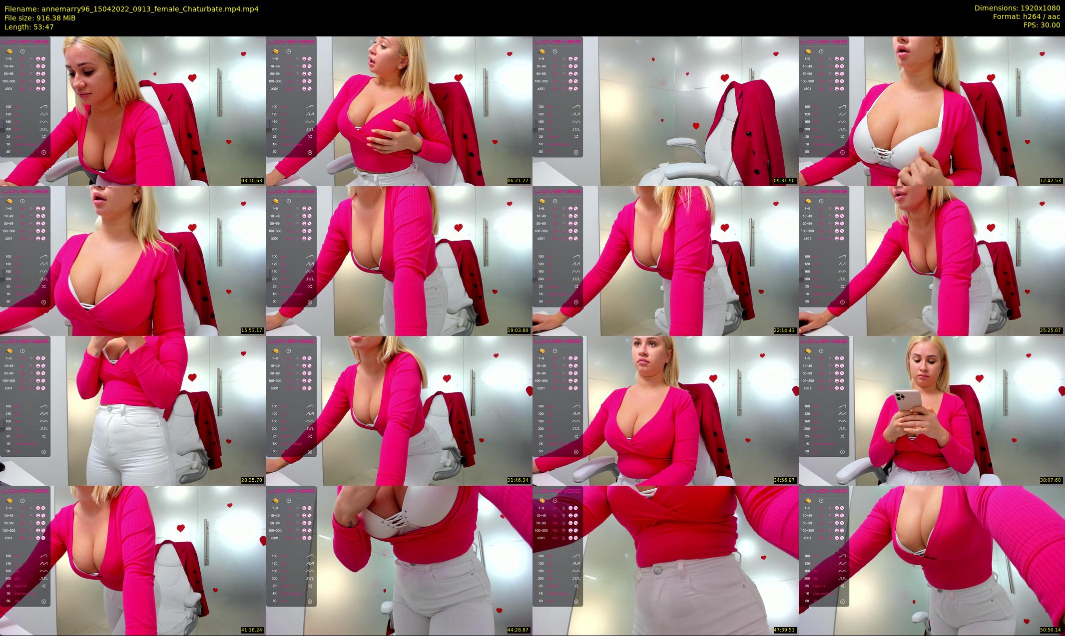 annemarry96 — 54 minute Chaturbate female cam show recording, 1080p, Apr 15, 2022