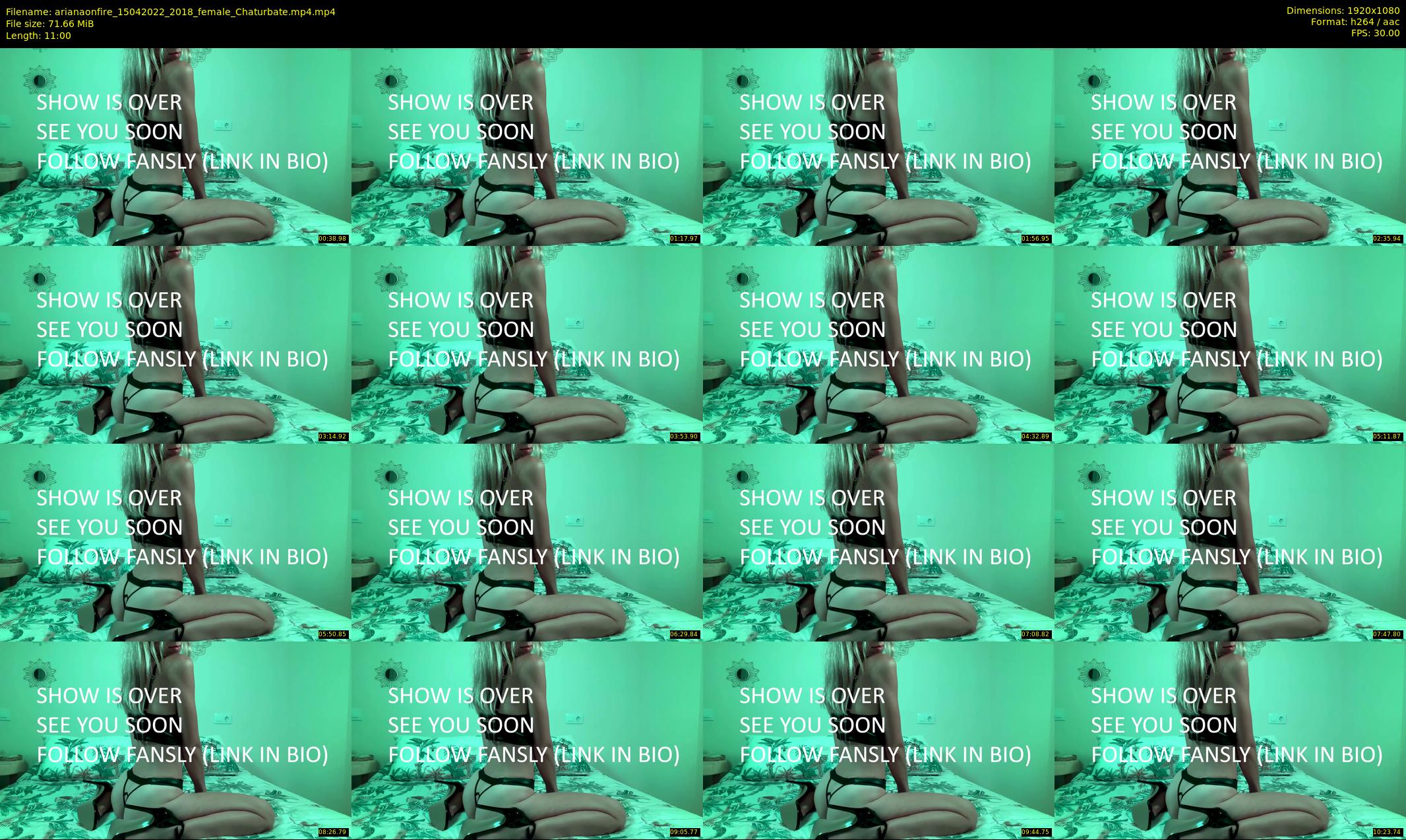 arianaonfire — 11 minute Chaturbate couple cam show recording, 1080p, Apr 15, 2022