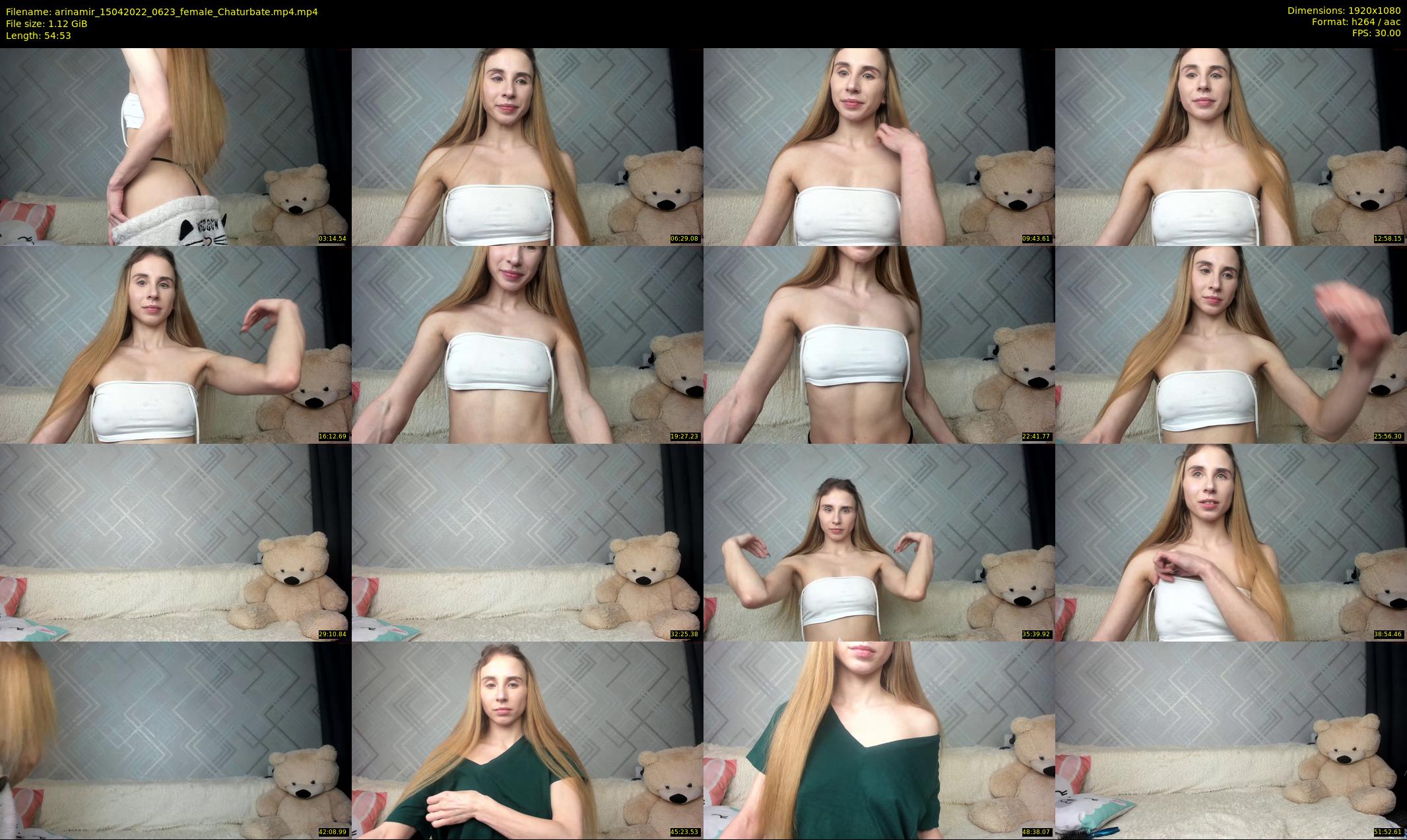 arinamir — 55 minute Chaturbate female cam show recording, 1080p, Apr 15, 2022