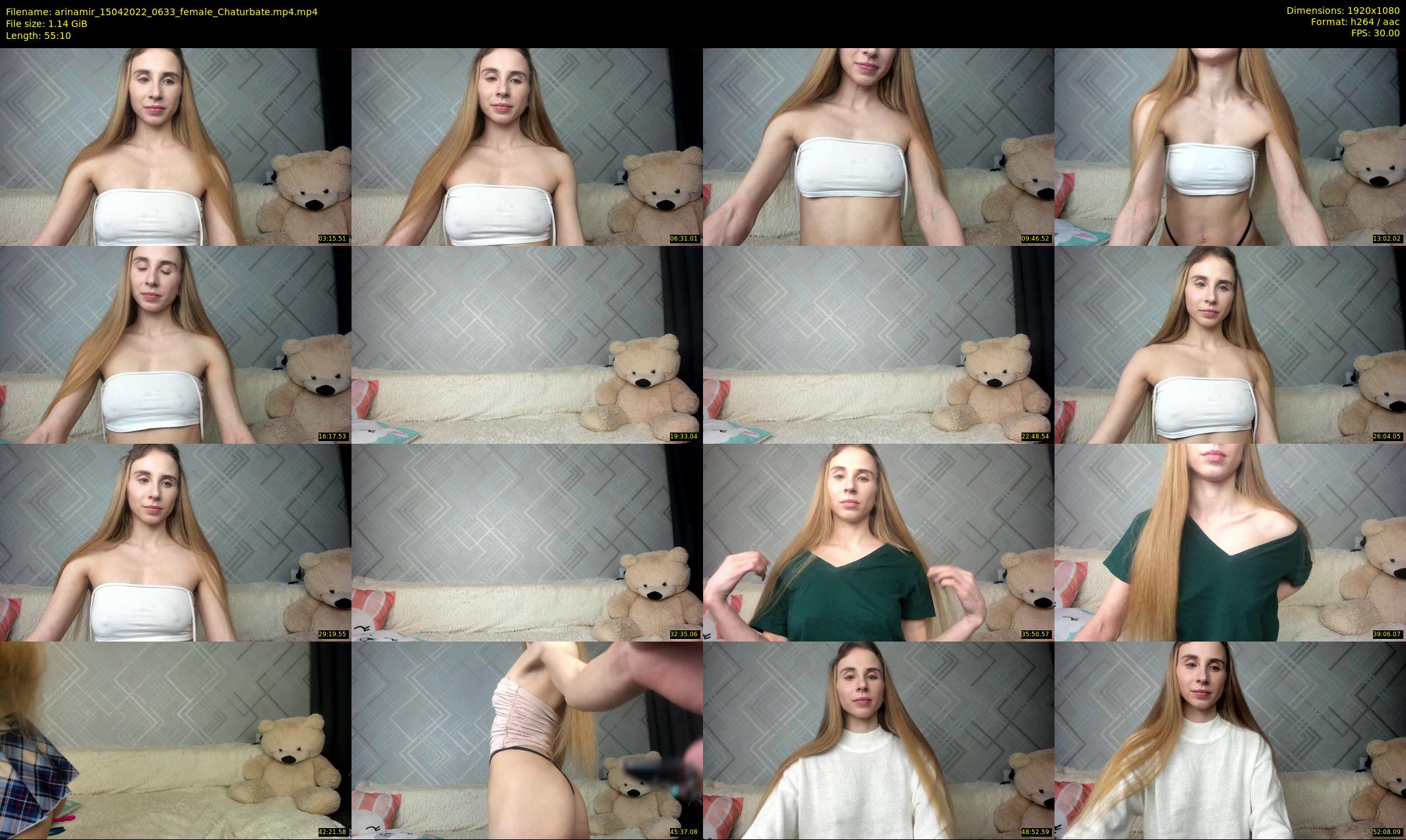 arinamir — 56 minute Chaturbate female cam show recording, 1080p, Apr 15, 2022