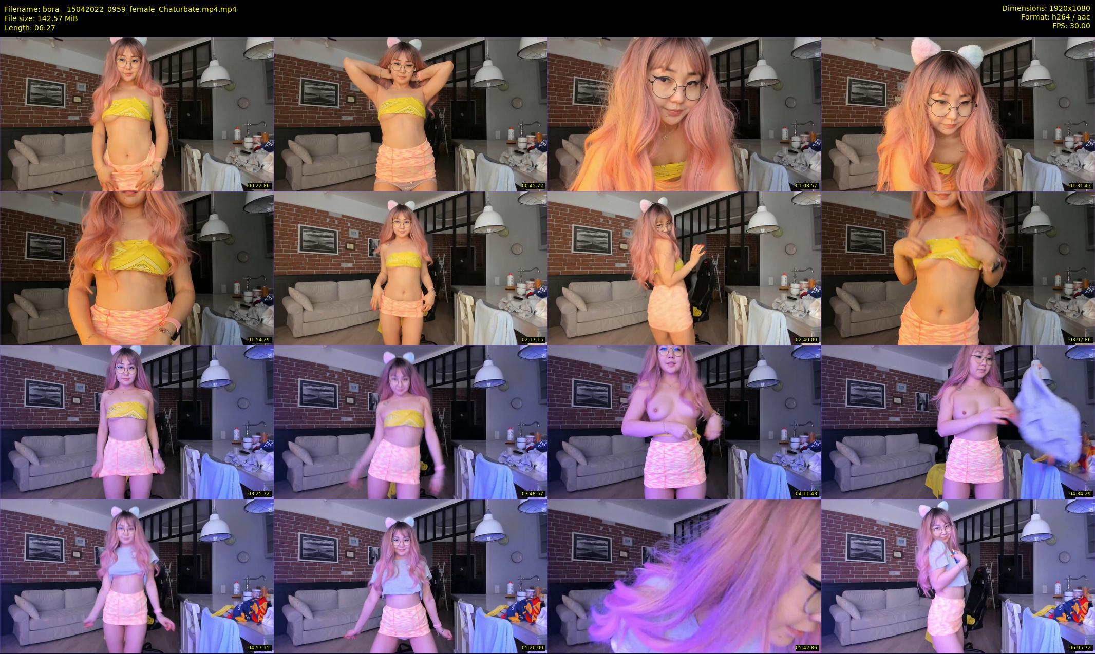 bora_ — 7 minute Chaturbate female cam show recording, 1080p, Apr 15, 2022