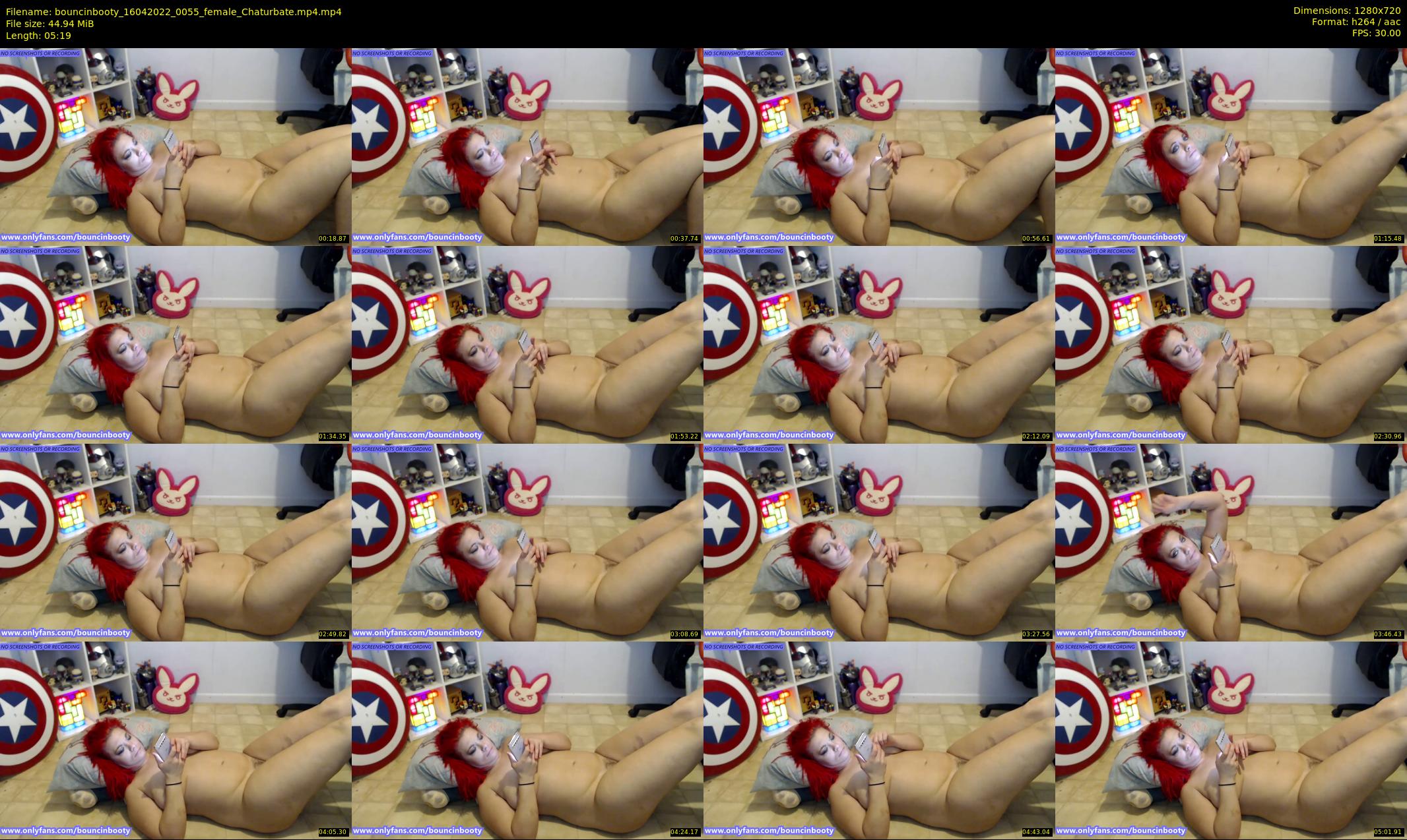 bouncinbooty — 6 minute Chaturbate female cam show recording, 720p, Apr 16, 2022