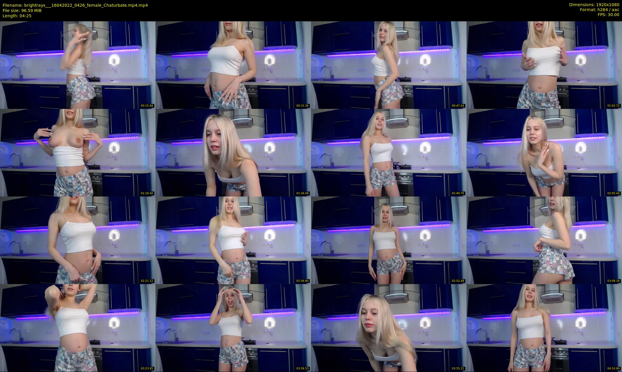brightrays__ — 5 minute Chaturbate female cam show recording, 1080p, Apr 16, 2022