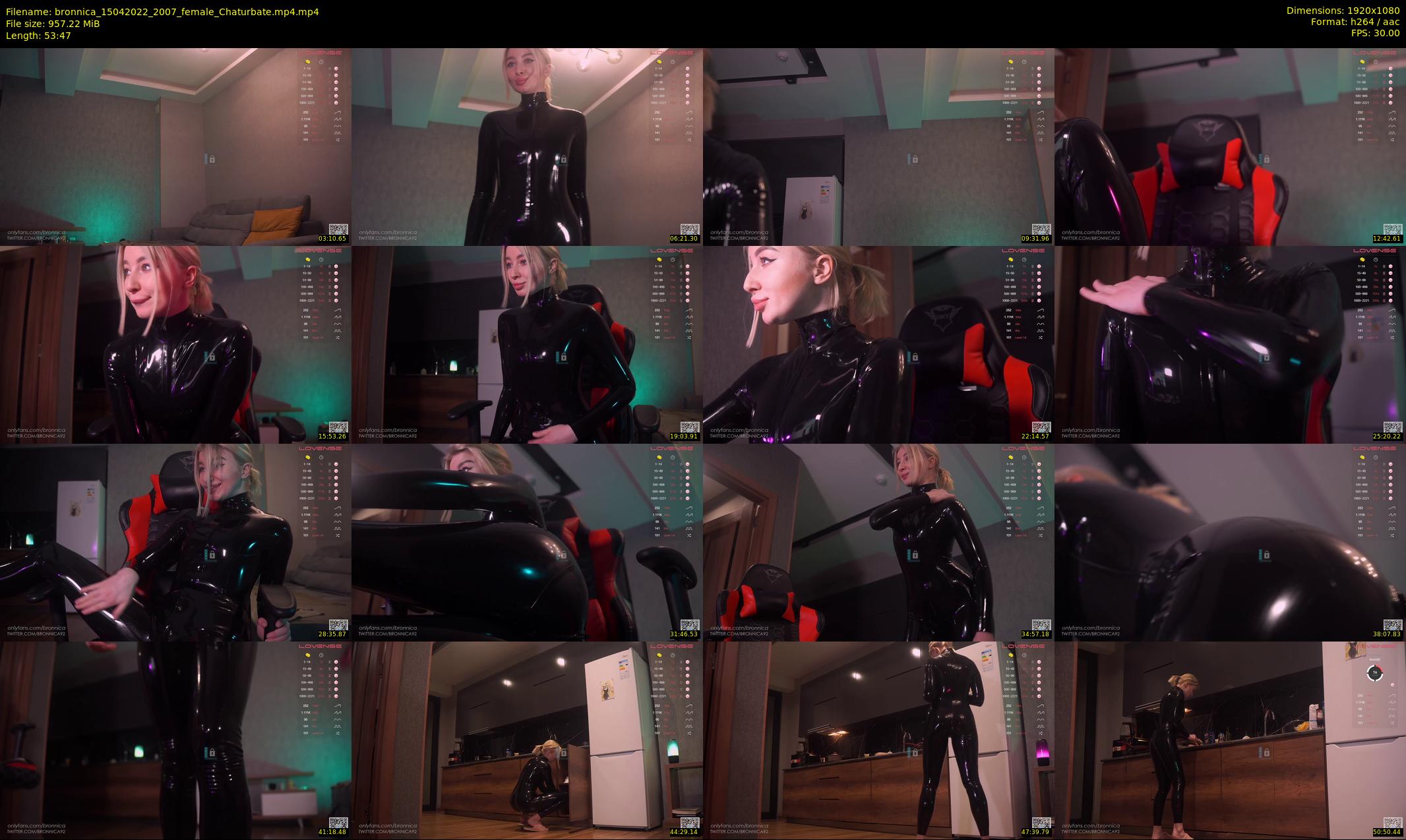 bronnica — 54 minute Chaturbate female cam show recording, 1080p, Apr 15, 2022