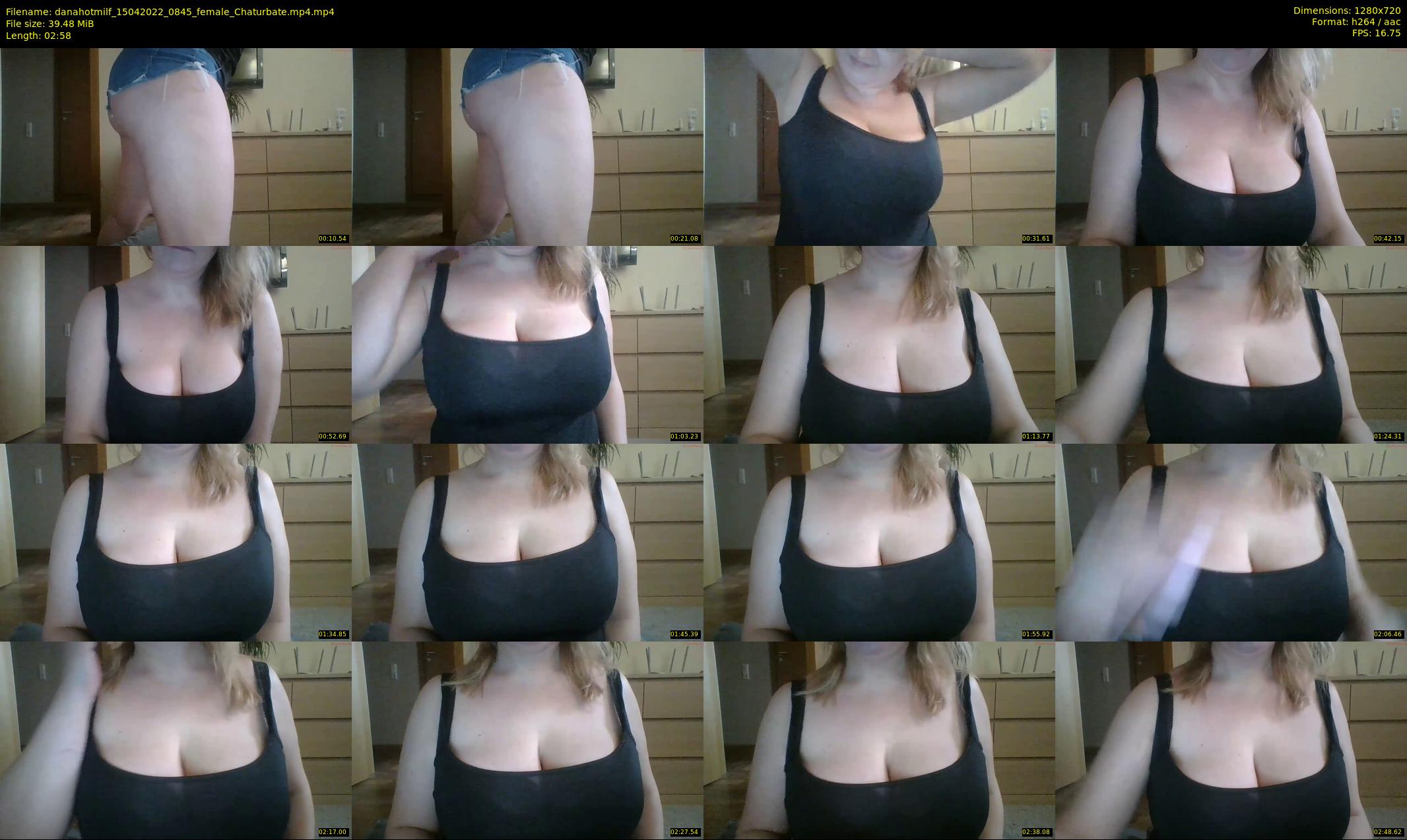 danahotmilf — 3 minute Chaturbate female cam show recording, 720p, Apr 15, 2022