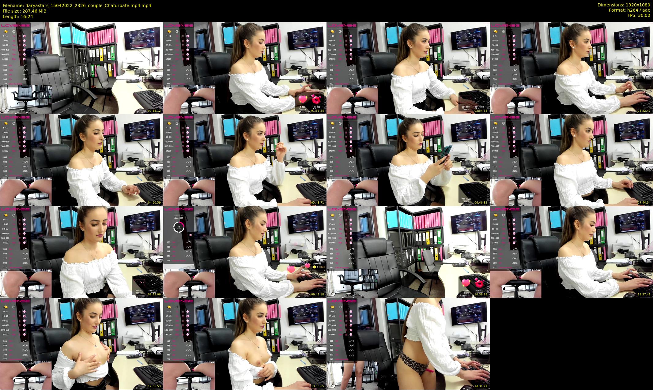daryastars — 17 minute Chaturbate couple cam show recording, 1080p, Apr 15, 2022