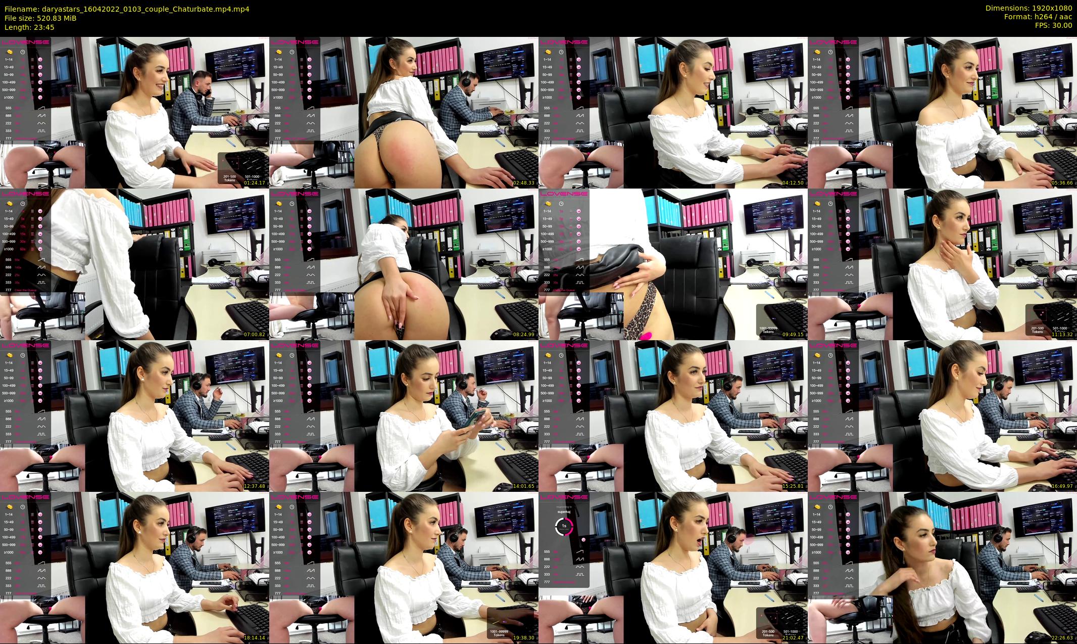 daryastars — 24 minute Chaturbate couple cam show recording, 1080p, Apr 16, 2022