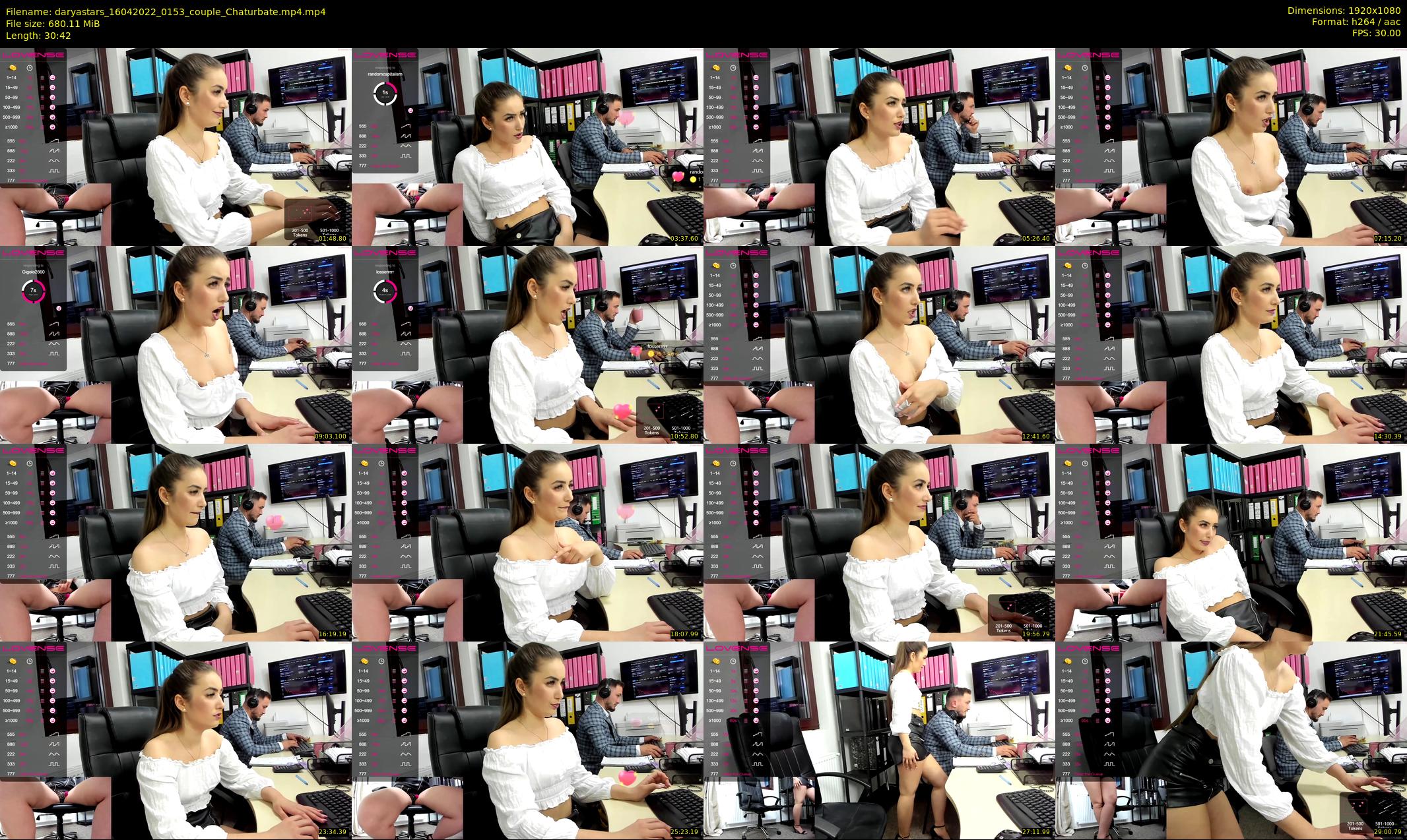 daryastars — 31 minute Chaturbate couple cam show recording, 1080p, Apr 16, 2022