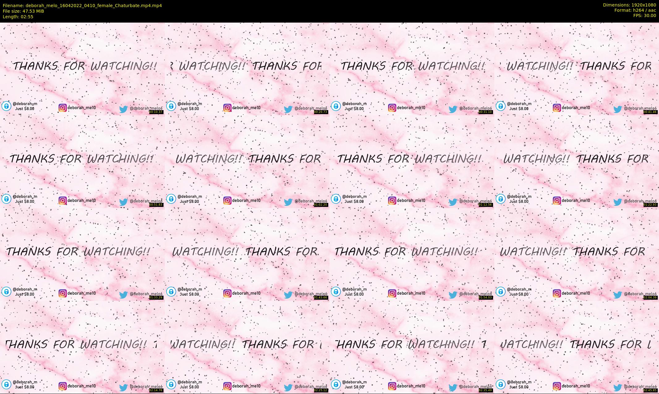 deborah_melo — 3 minute Chaturbate female cam show recording, 1080p, Apr 16, 2022