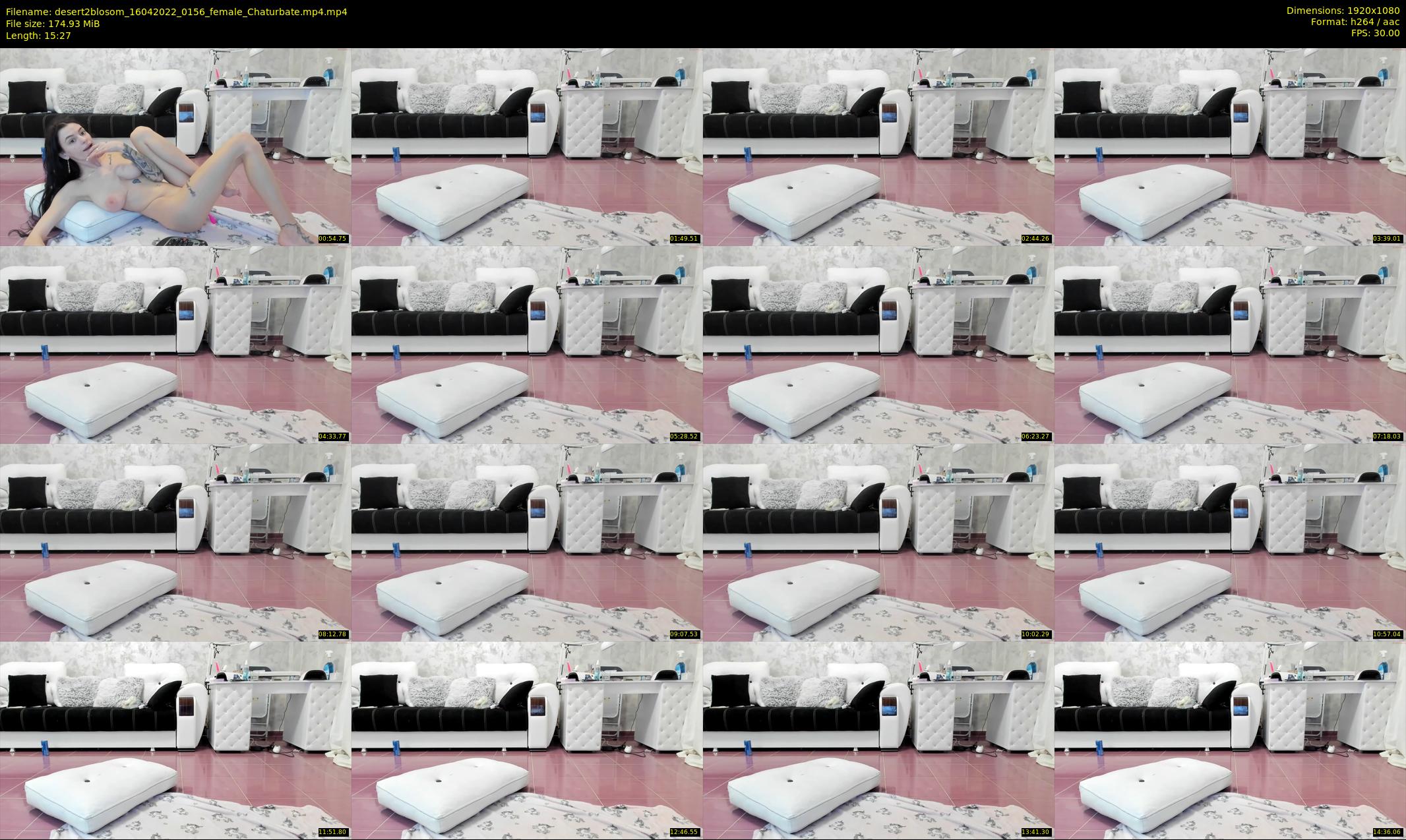 desert2blosom — 16 minute Chaturbate female cam show recording, 1080p, Apr 16, 2022