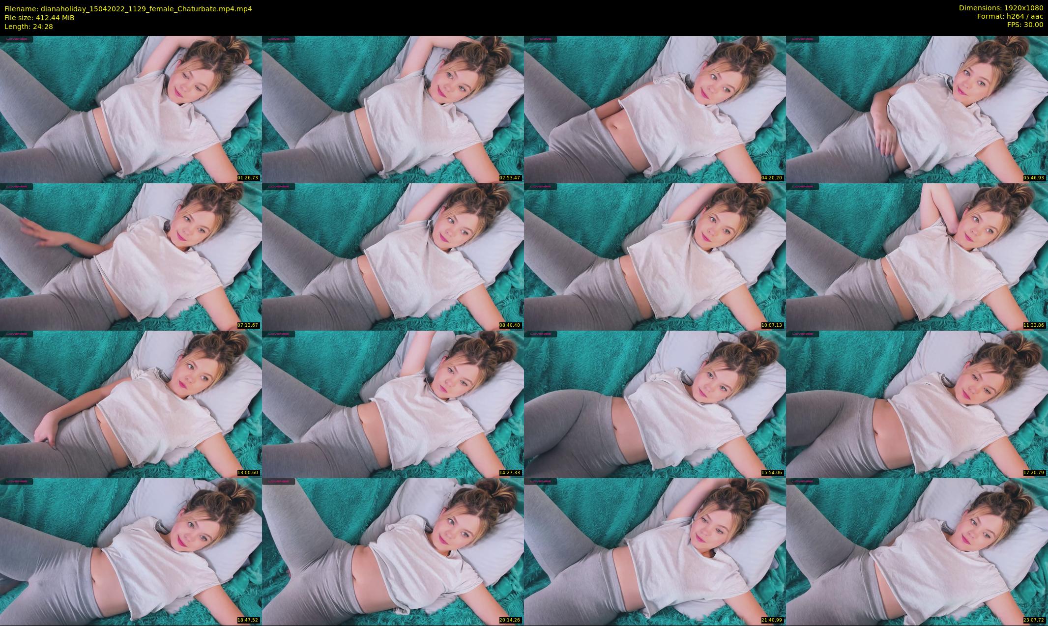dianaholiday — 25 minute Chaturbate female cam show recording, 1080p, Apr 15, 2022